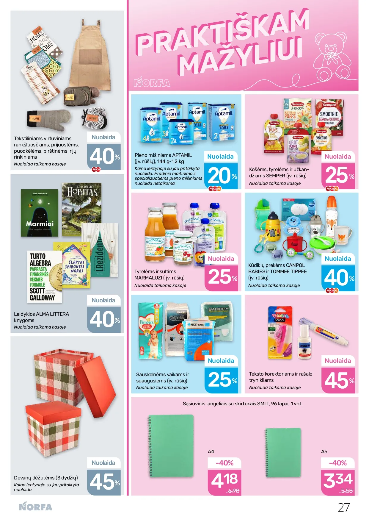 NORFA akcijų ir nuolaidų leidinys Nr. 2 nuo 2026.01.22 iki 2026.02.04 - 27