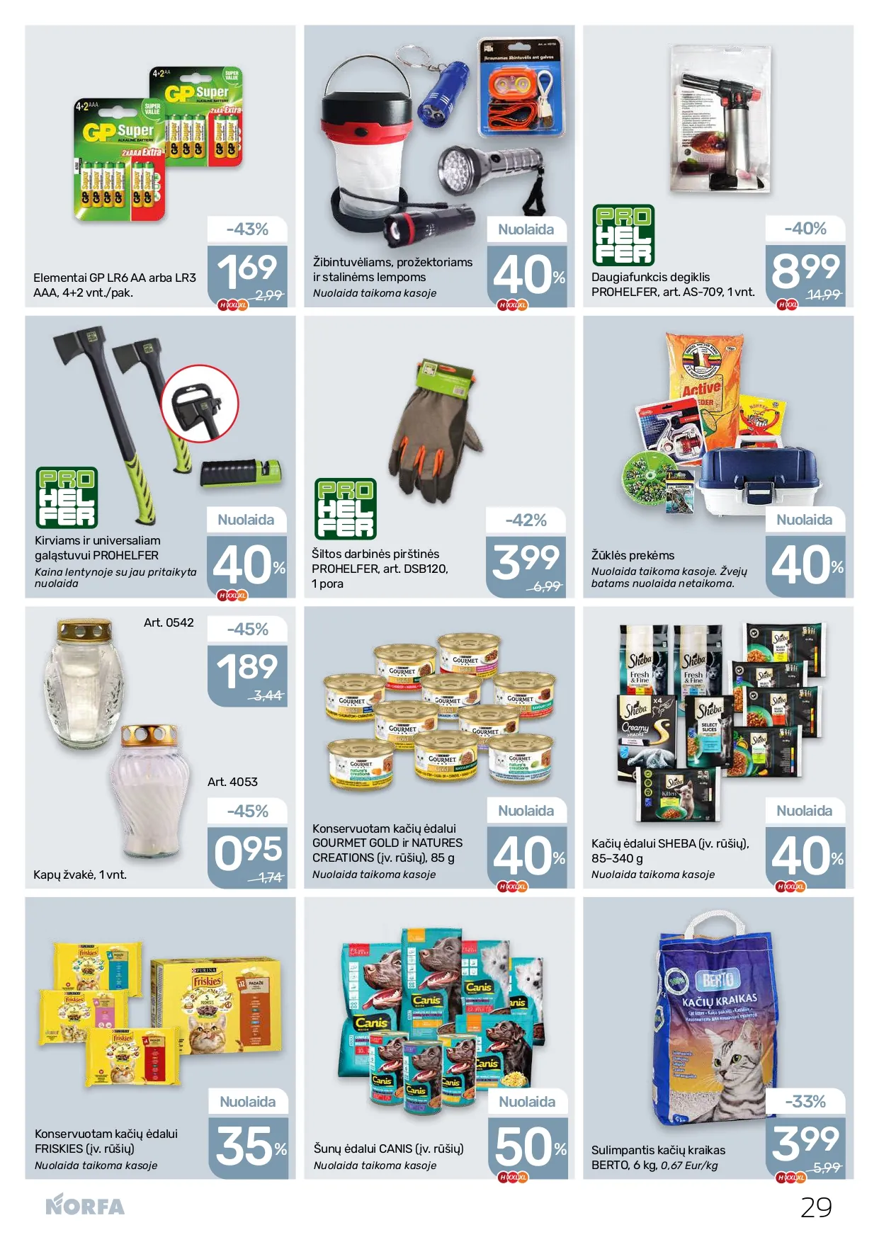 NORFA akcijų ir nuolaidų leidinys Nr. 2 nuo 2026.01.22 iki 2026.02.04 - 29