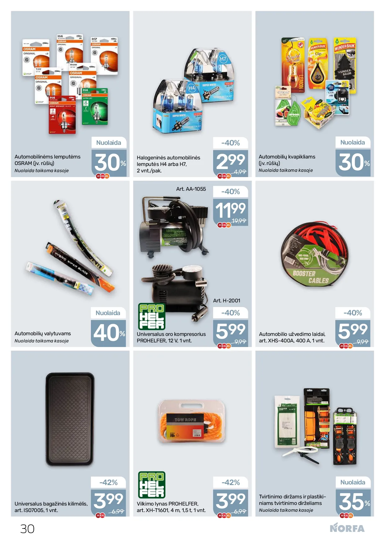 NORFA akcijų ir nuolaidų leidinys Nr. 2 nuo 2026.01.22 iki 2026.02.04 - 30