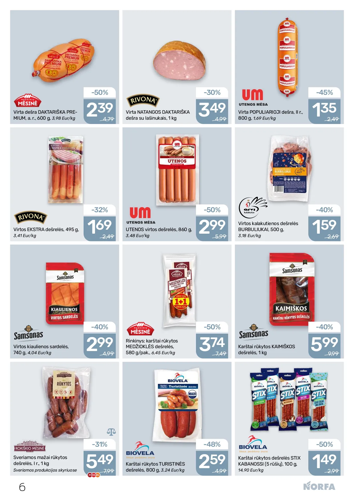 NORFA akcijų ir nuolaidų leidinys Nr. 2 nuo 2026.01.22 iki 2026.02.04 - 6