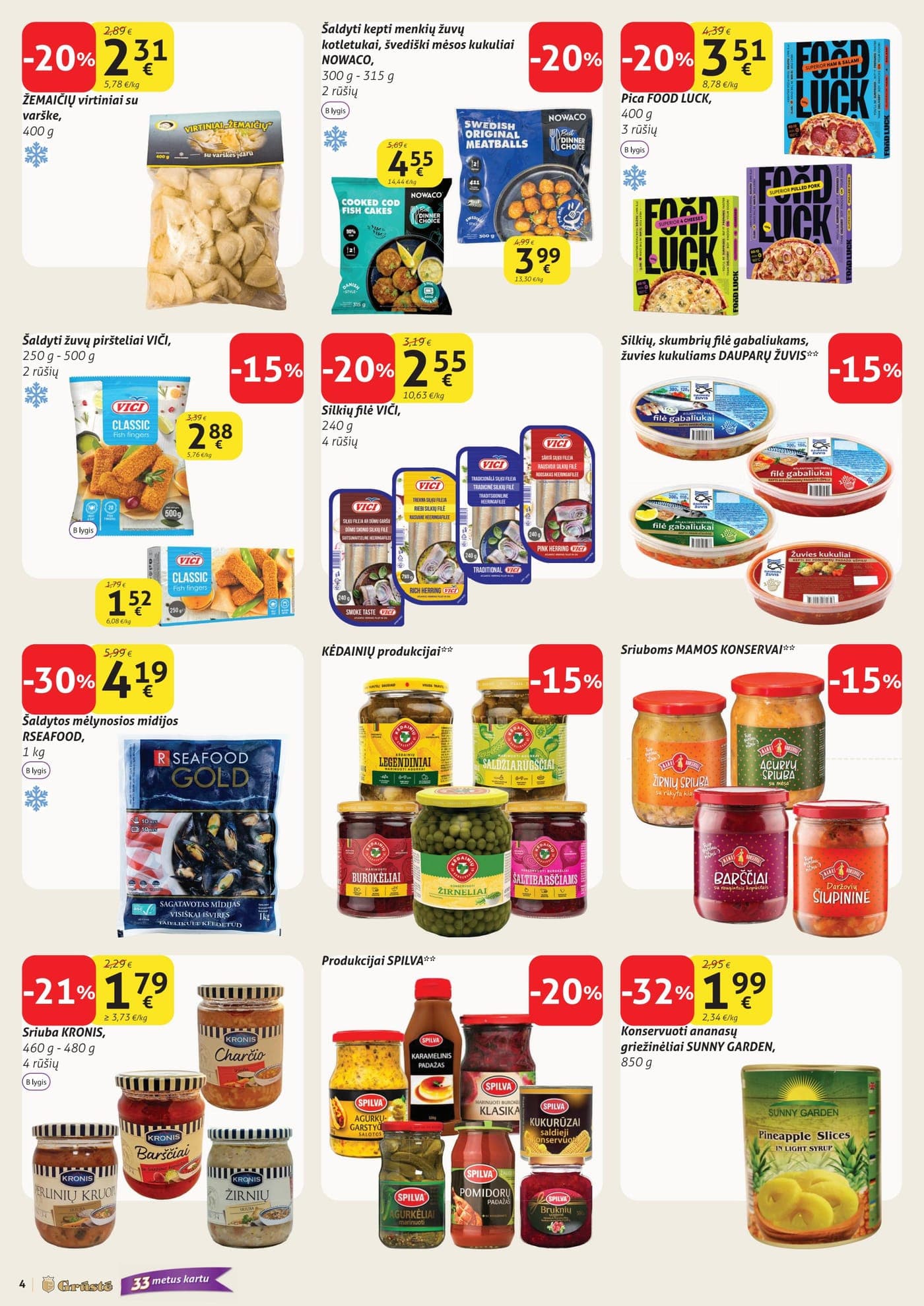 Naujas GRŪSTĖ akcijų ir nuolaidų leidinys Nr. 7 nuo 2026.03.01 iki 2026.03.10 - 4
