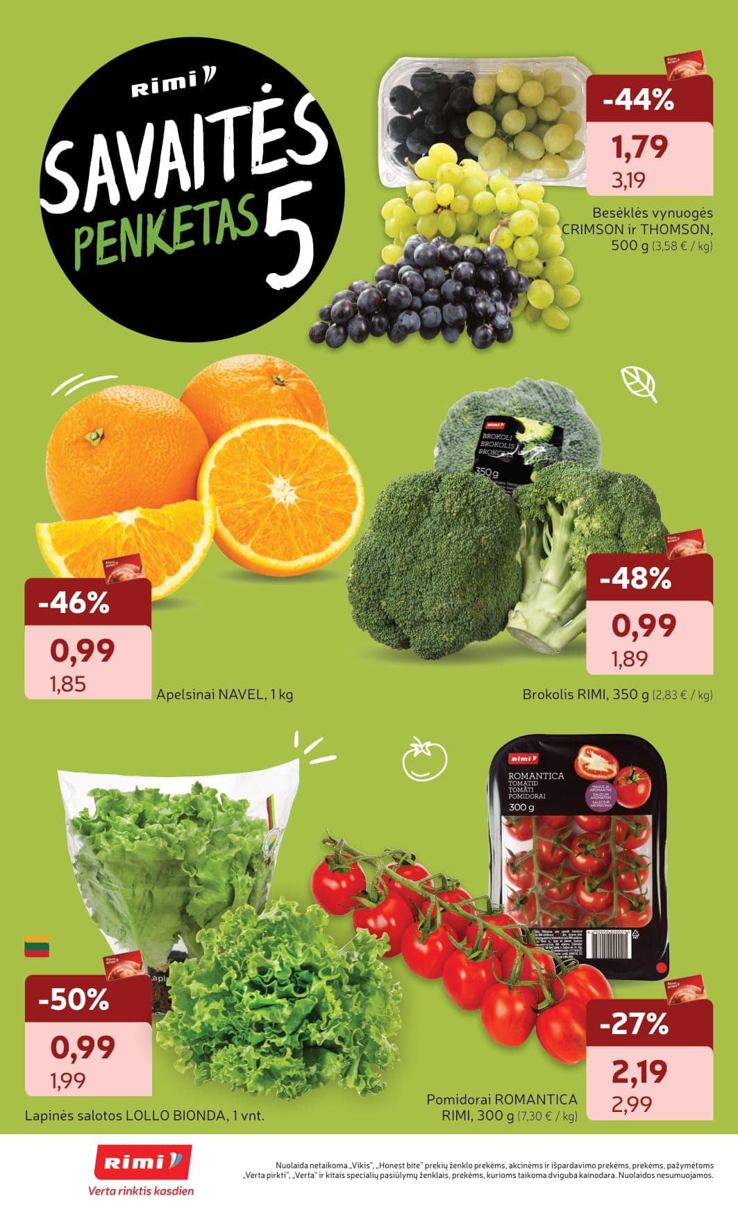 Naujas RIMI akcijų ir nuolaidų leidinys Nr. 10 nuo 2026.03.03 iki 2026.03.09 - 14