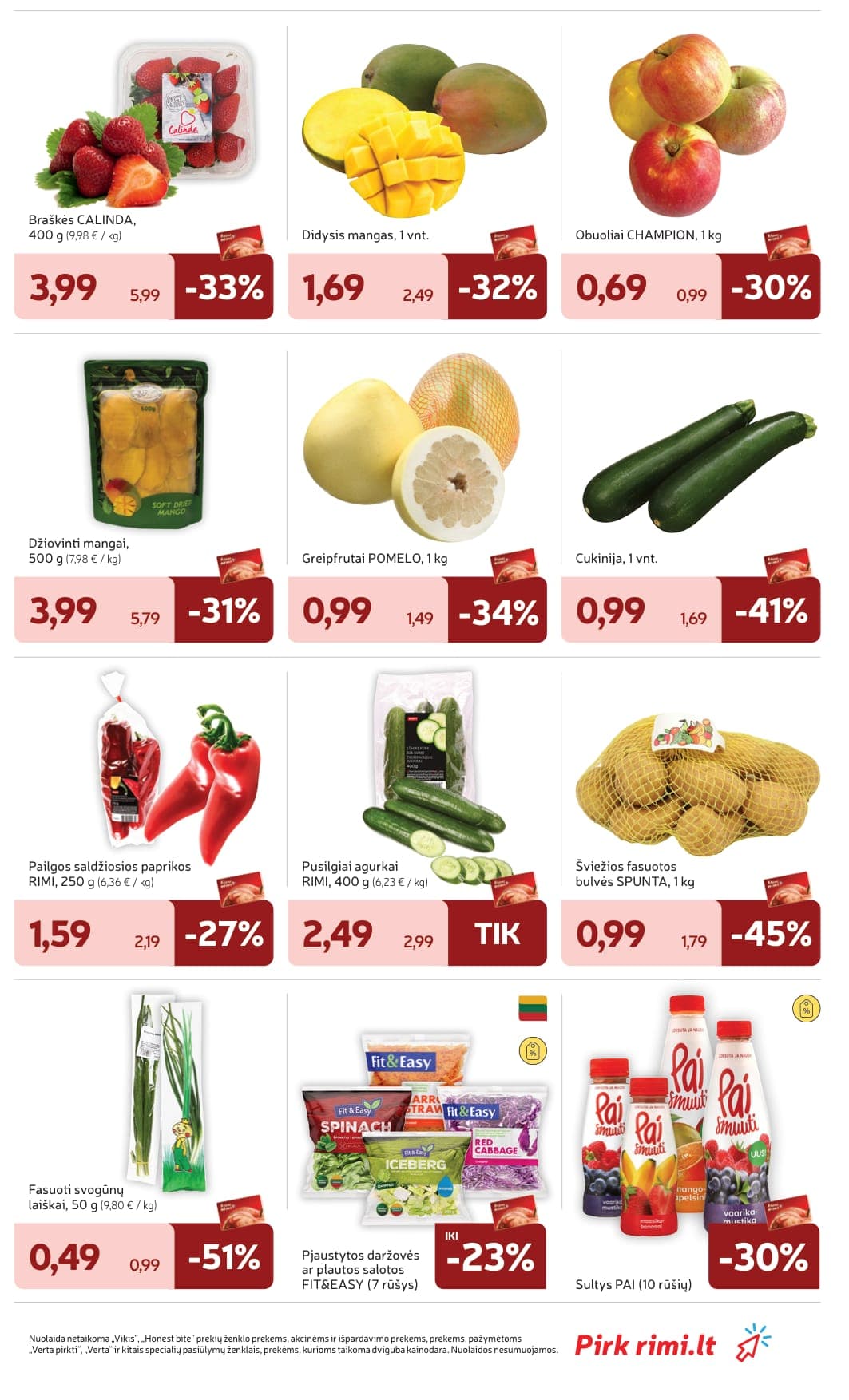 Naujas RIMI akcijų ir nuolaidų leidinys Nr. 10 nuo 2026.03.03 iki 2026.03.09 - 15