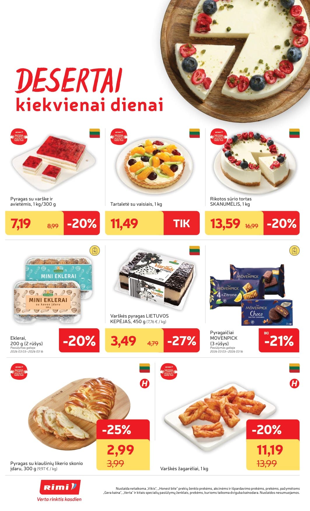 Naujas RIMI akcijų ir nuolaidų leidinys Nr. 10 nuo 2026.03.03 iki 2026.03.09 - 18