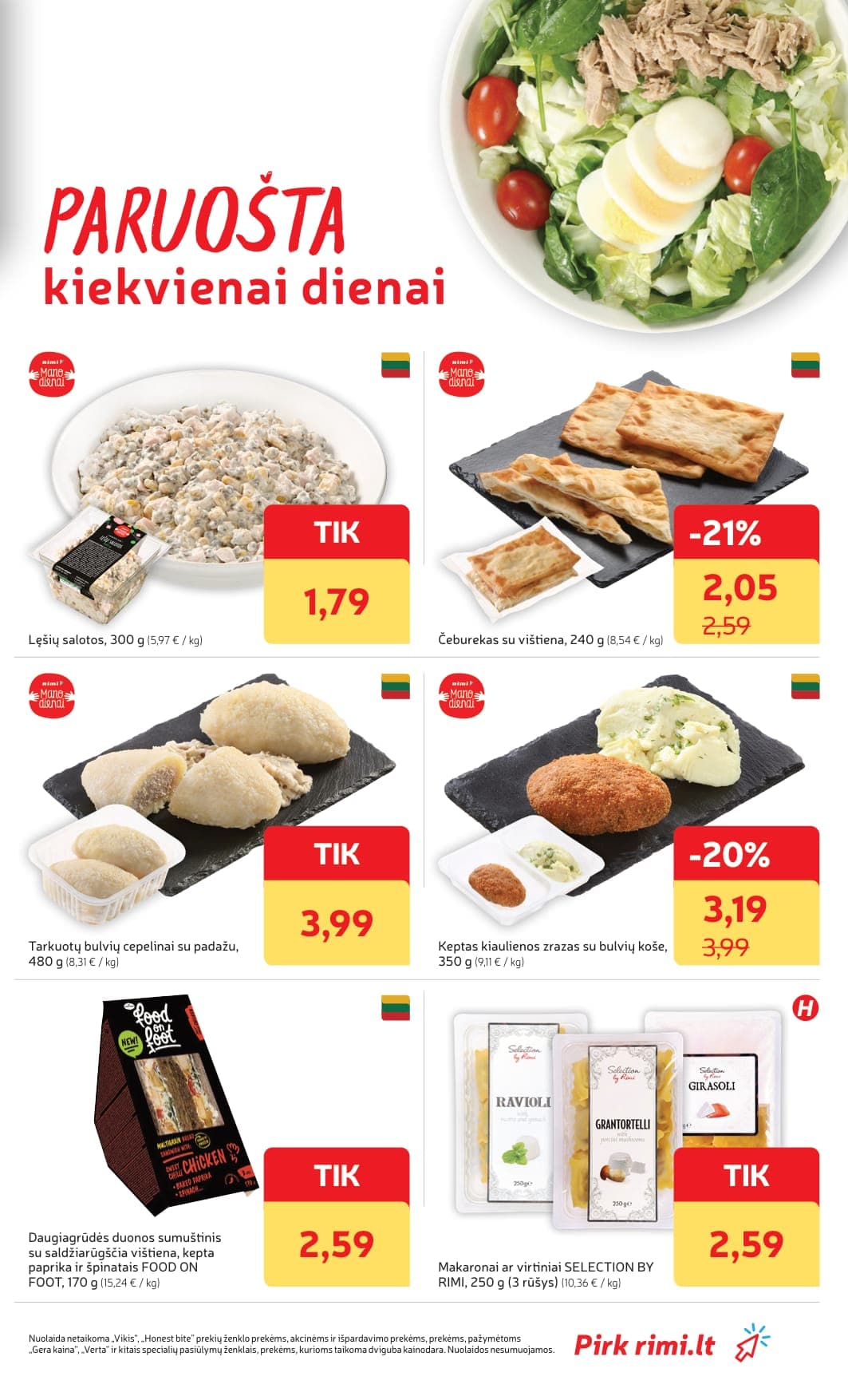 Naujas RIMI akcijų ir nuolaidų leidinys Nr. 10 nuo 2026.03.03 iki 2026.03.09 - 19