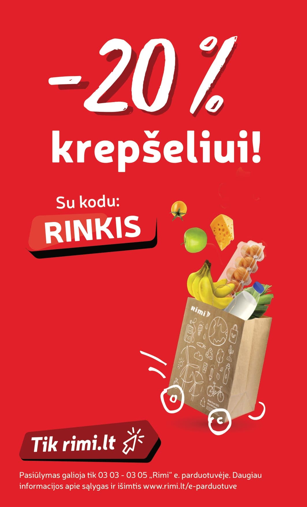 Naujas RIMI akcijų ir nuolaidų leidinys Nr. 10 nuo 2026.03.03 iki 2026.03.09 - 30