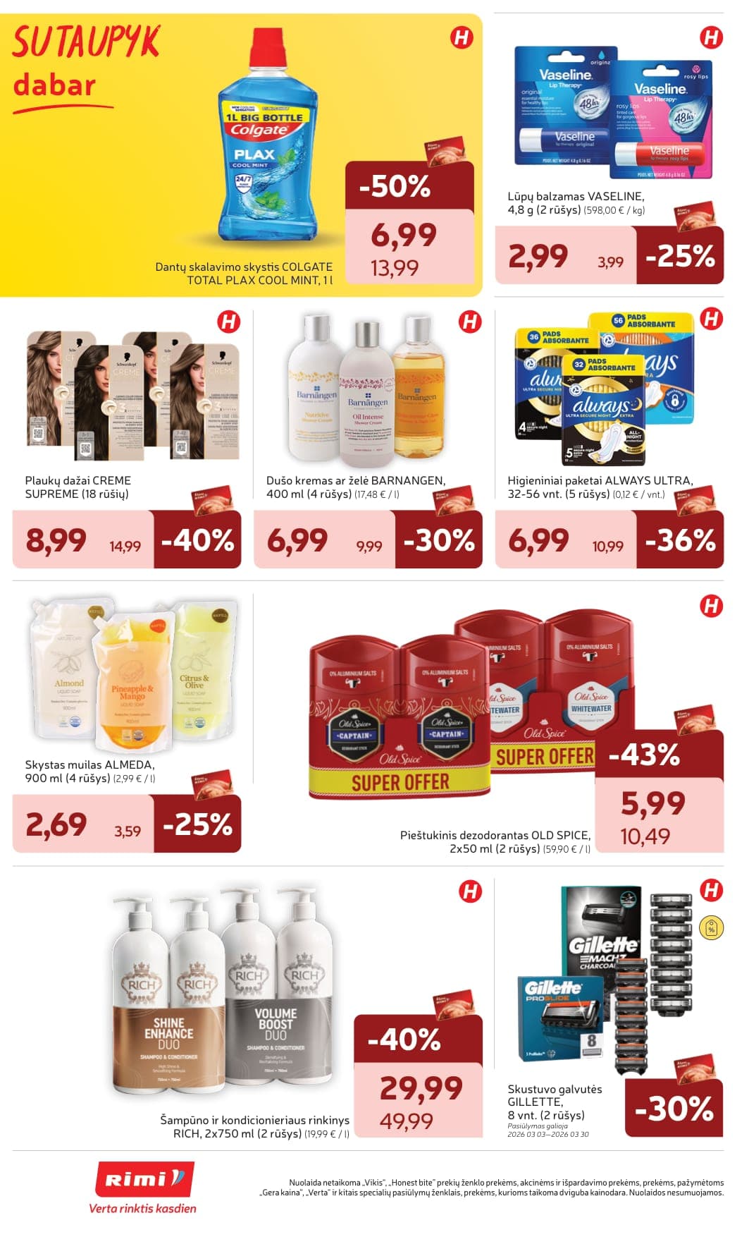 Naujas RIMI akcijų ir nuolaidų leidinys Nr. 10 nuo 2026.03.03 iki 2026.03.09 - 38