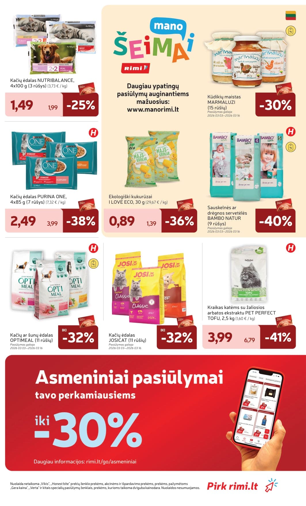 Naujas RIMI akcijų ir nuolaidų leidinys Nr. 10 nuo 2026.03.03 iki 2026.03.09 - 39