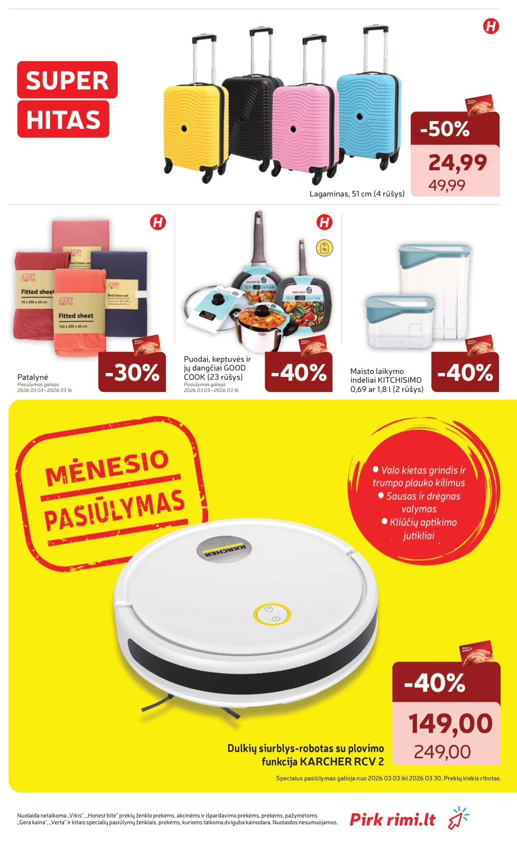 Naujas RIMI akcijų ir nuolaidų leidinys Nr. 10 nuo 2026.03.03 iki 2026.03.09 - 45