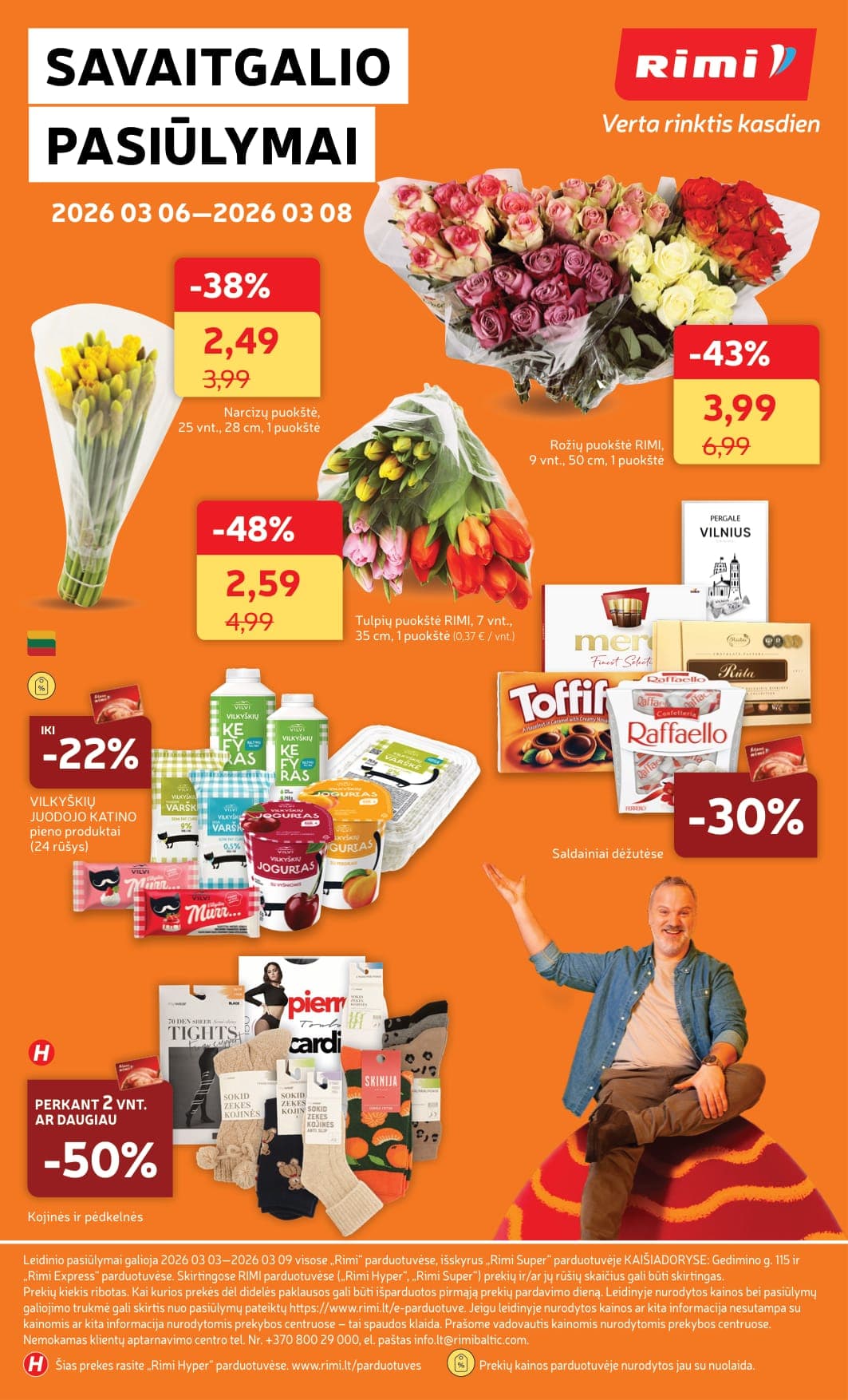 Naujas RIMI akcijų ir nuolaidų leidinys Nr. 10 nuo 2026.03.03 iki 2026.03.09 - 47