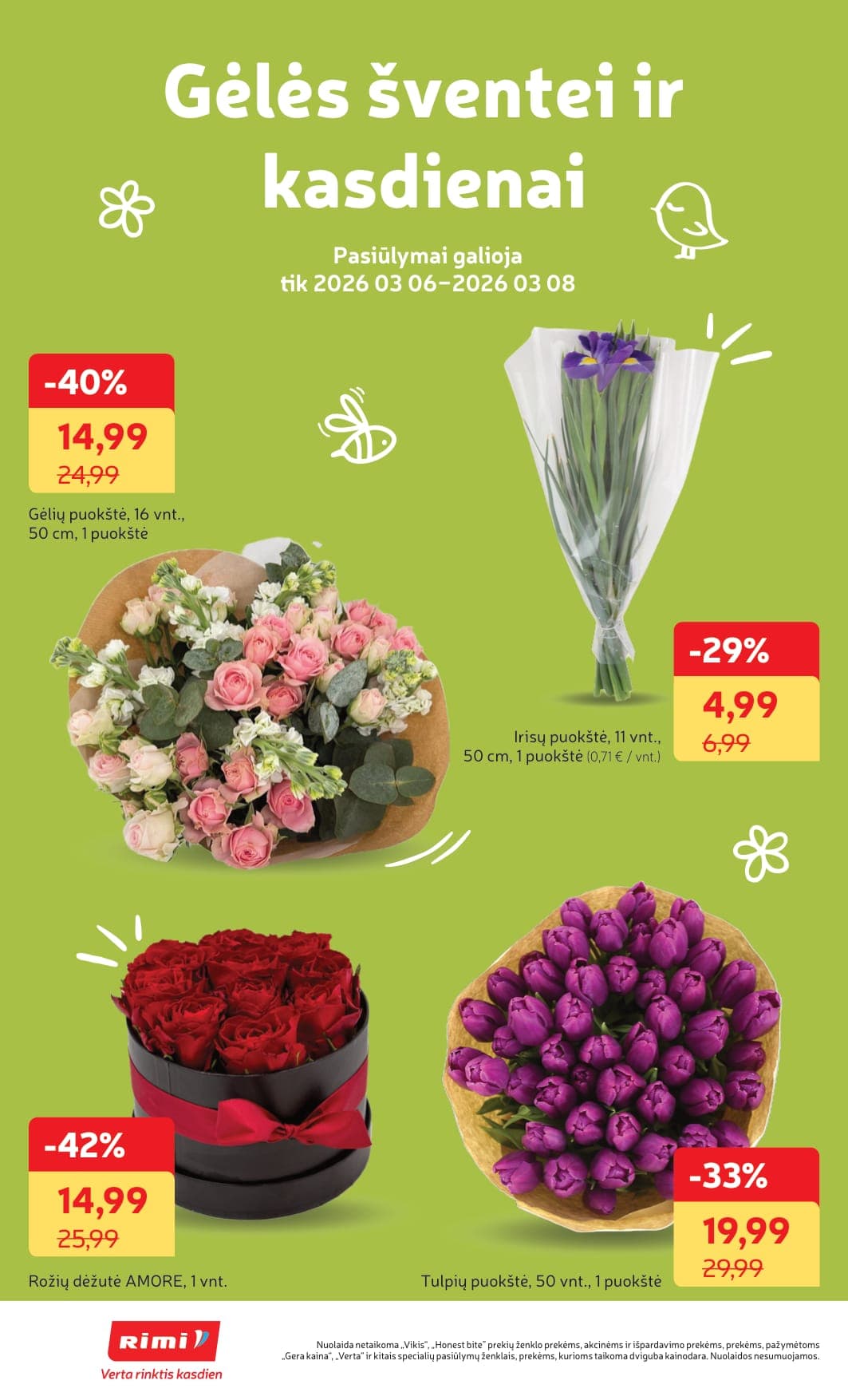Naujas RIMI akcijų ir nuolaidų leidinys Nr. 10 nuo 2026.03.03 iki 2026.03.09 - 8