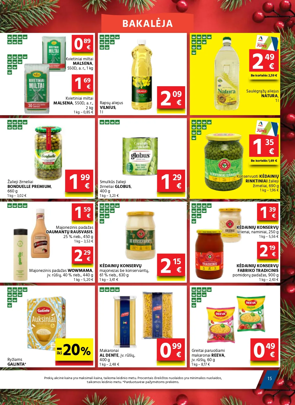AIBĖ akcijų ir nuolaidų leidinys Nr. 24 nuo 2025.12.18 iki 2026.01.06 - 15