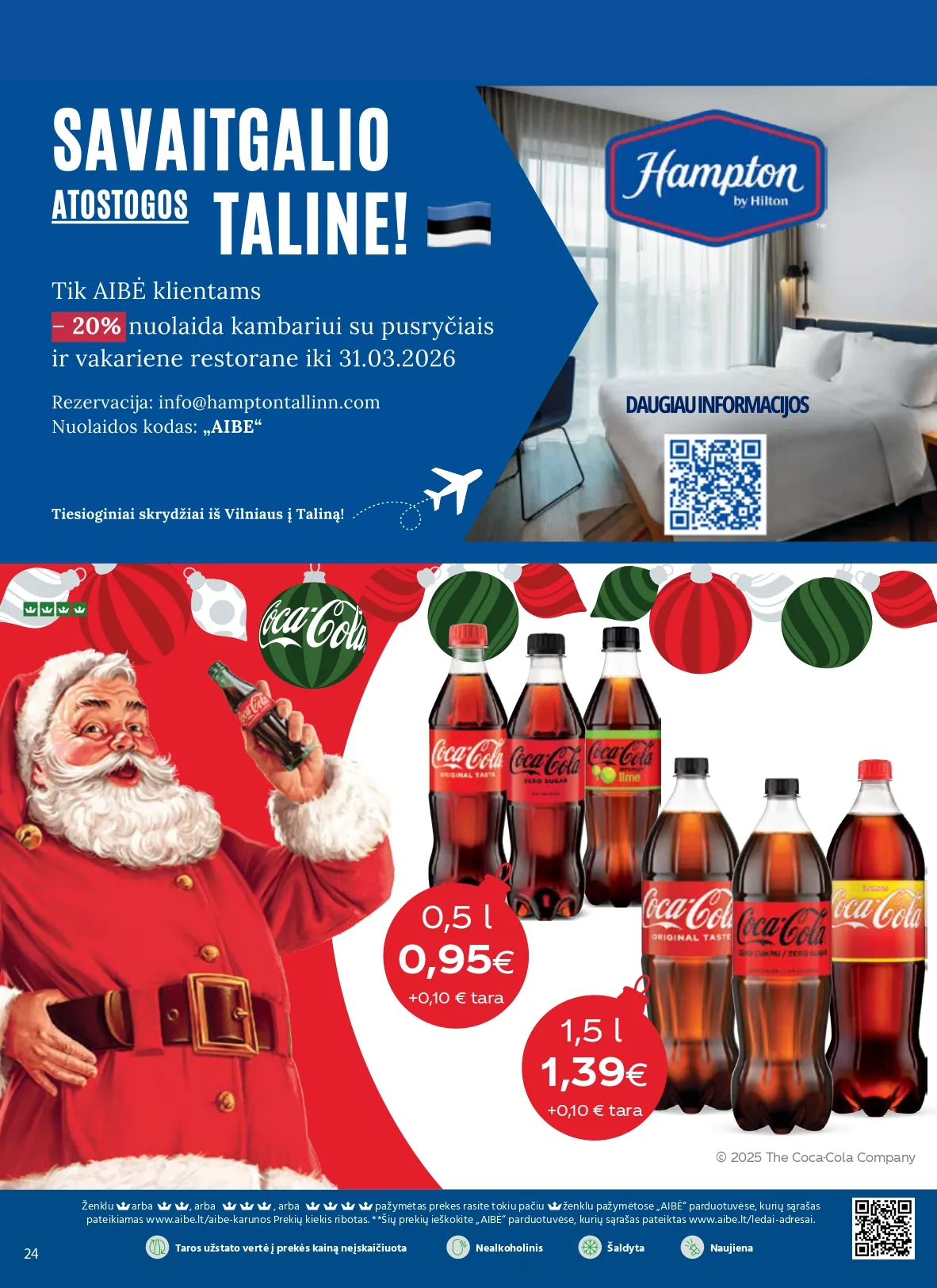 AIBĖ akcijų ir nuolaidų leidinys Nr. 24 nuo 2025.12.18 iki 2026.01.06 - 24