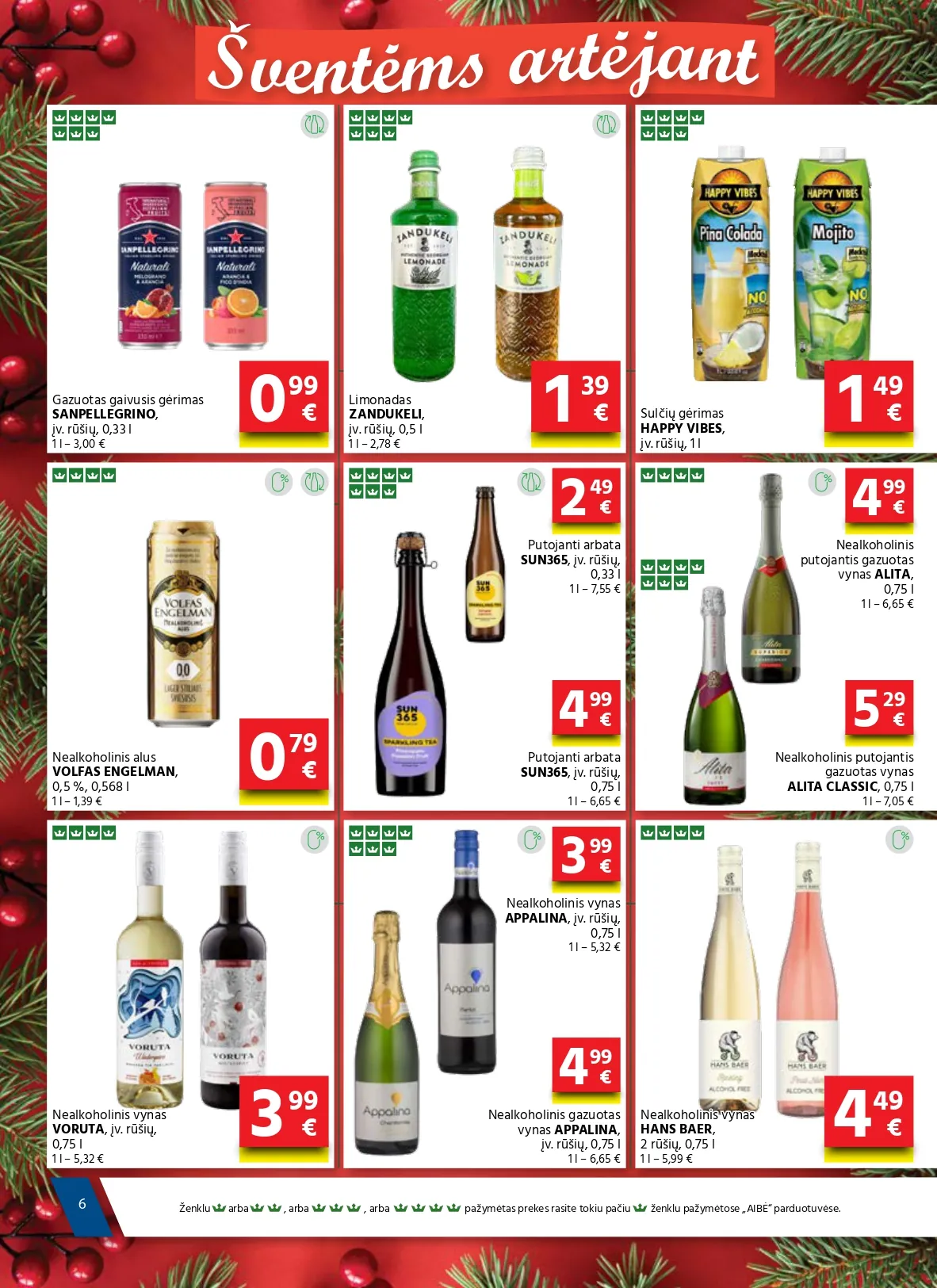 AIBĖ akcijų ir nuolaidų leidinys Nr. 24 nuo 2025.12.18 iki 2026.01.06 - 6