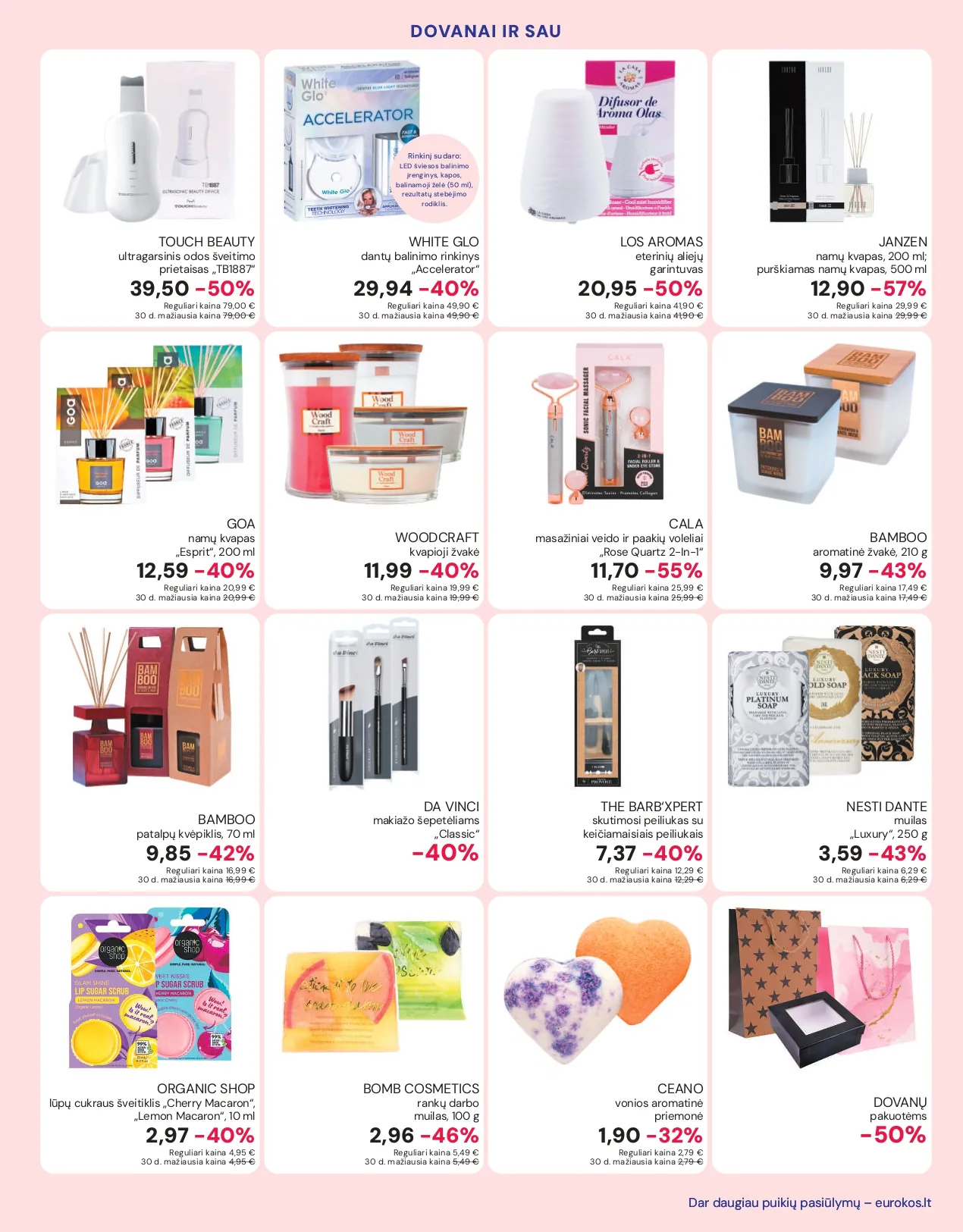 EUROKOS akcijų ir nuolaidų leidinys nuo 2025.11.25 iki 2026.01.01