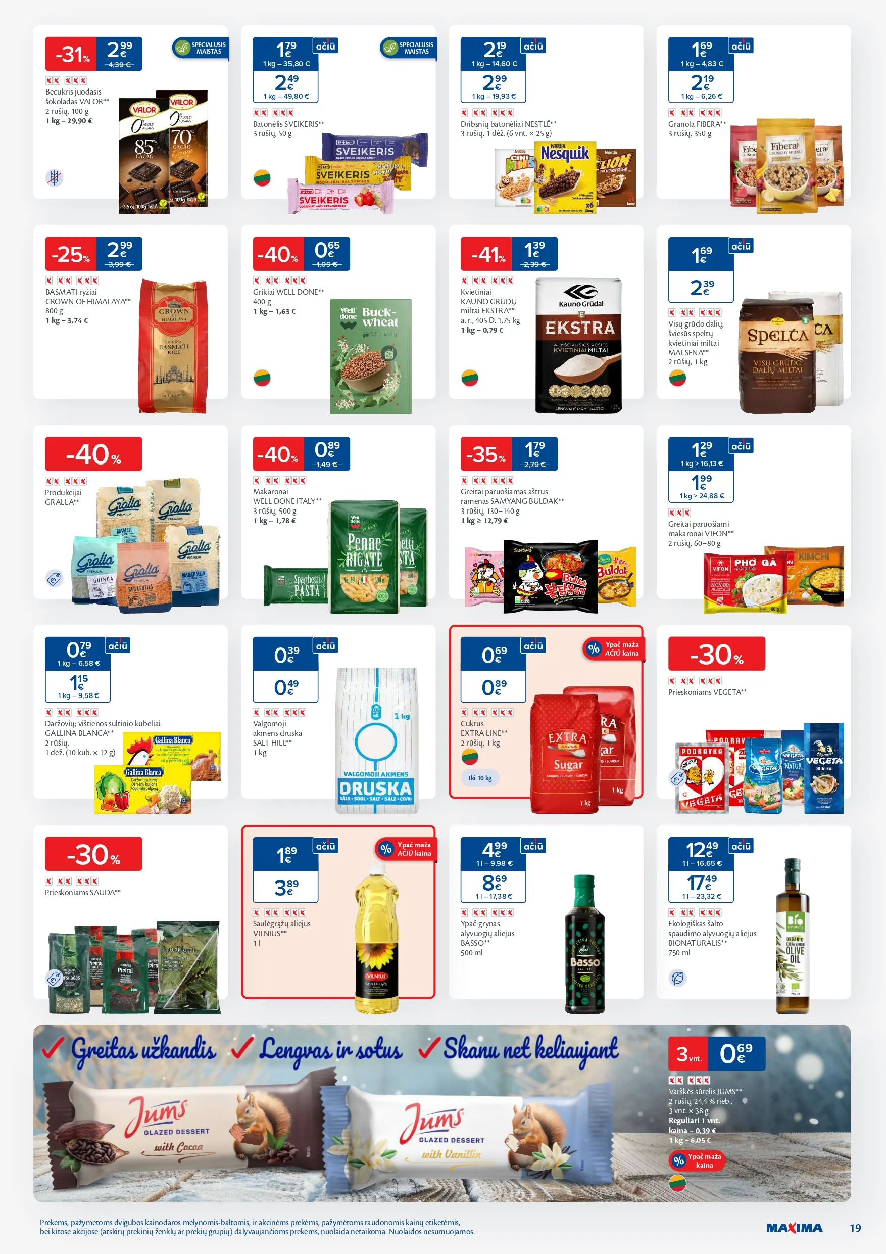 MAXIMA akcijų ir nuolaidų leidinys Nr. 50 nuo 2025.12.09 iki 2025.12.15