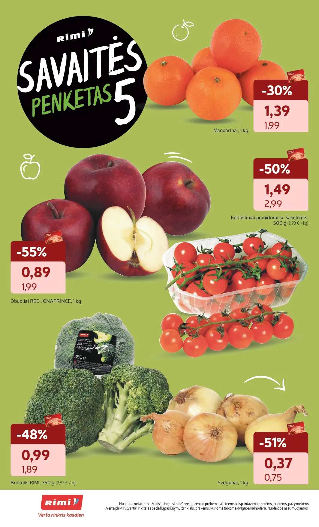 RIMI akcijų ir nuolaidų leidinys Nr. 49 nuo 2025.12.02 iki 2025.12.08 - 10