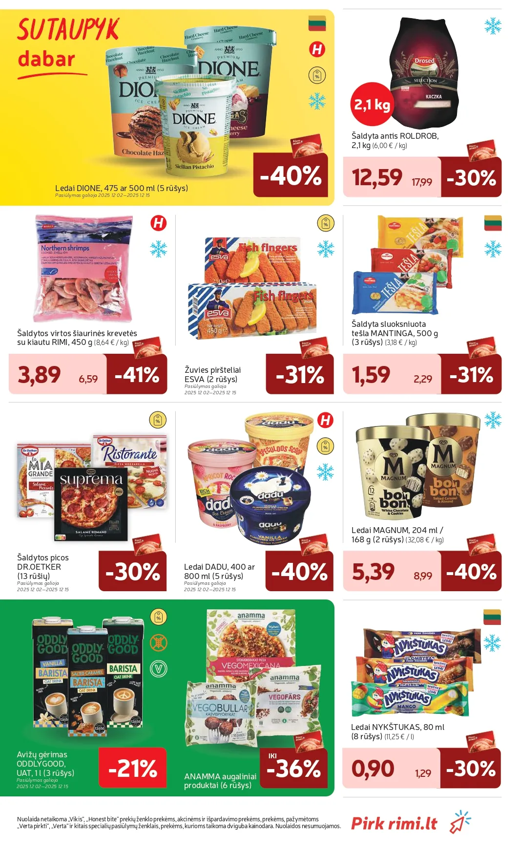 RIMI akcijų ir nuolaidų leidinys Nr. 49 nuo 2025.12.02 iki 2025.12.08 - 19