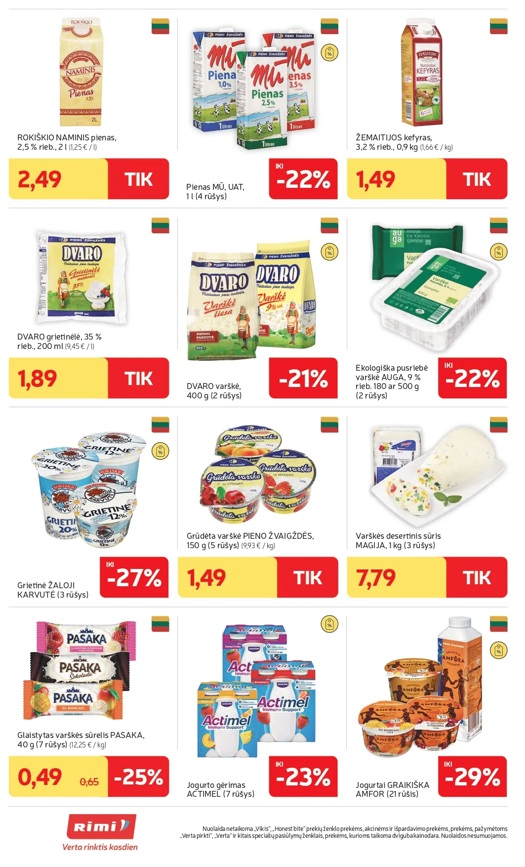 RIMI akcijų ir nuolaidų leidinys Nr. 49 nuo 2025.12.02 iki 2025.12.08 - 20