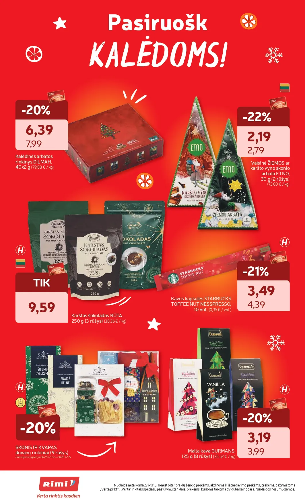 RIMI akcijų ir nuolaidų leidinys Nr. 49 nuo 2025.12.02 iki 2025.12.08 - 24