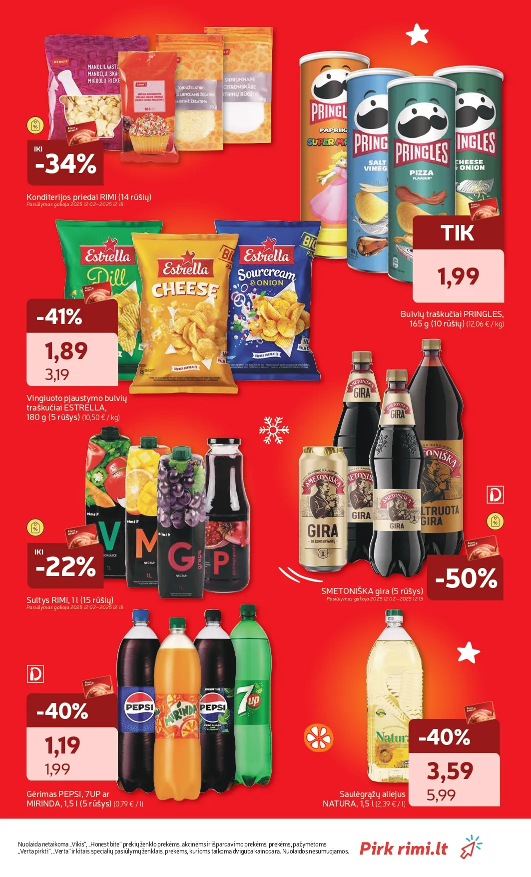 RIMI akcijų ir nuolaidų leidinys Nr. 49 nuo 2025.12.02 iki 2025.12.08 - 25