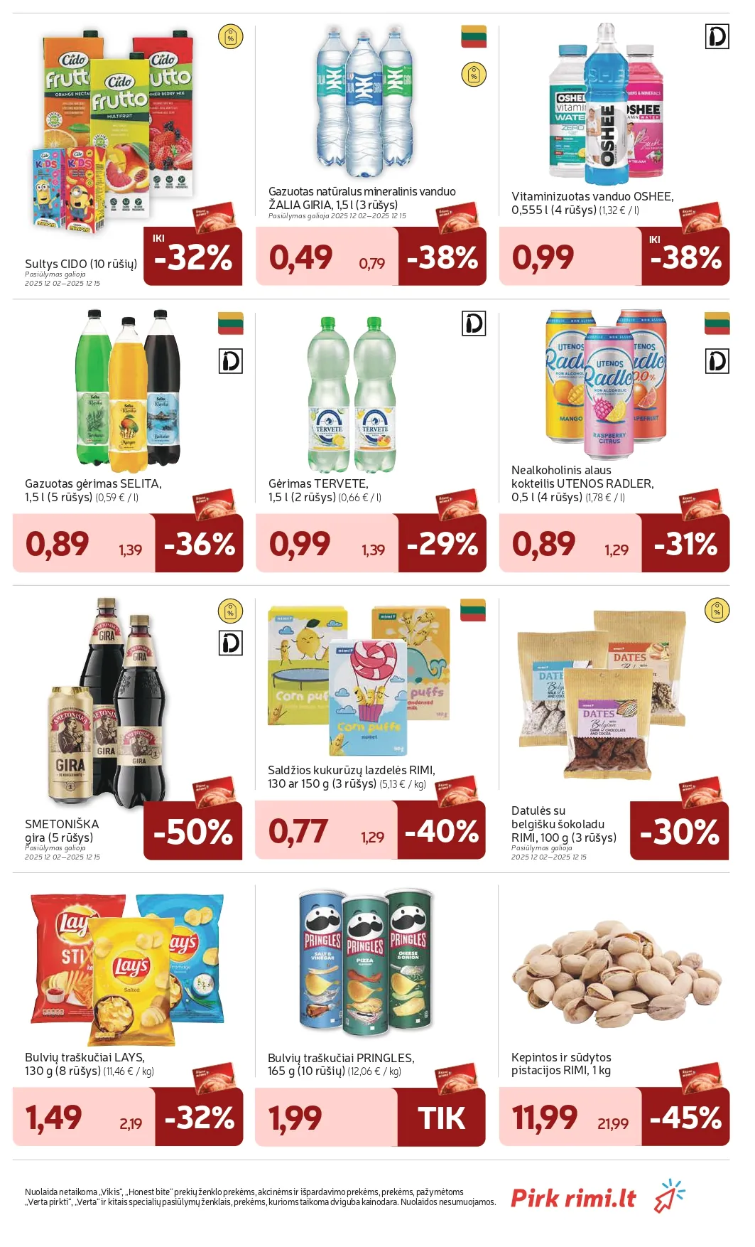RIMI akcijų ir nuolaidų leidinys Nr. 49 nuo 2025.12.02 iki 2025.12.08 - 31