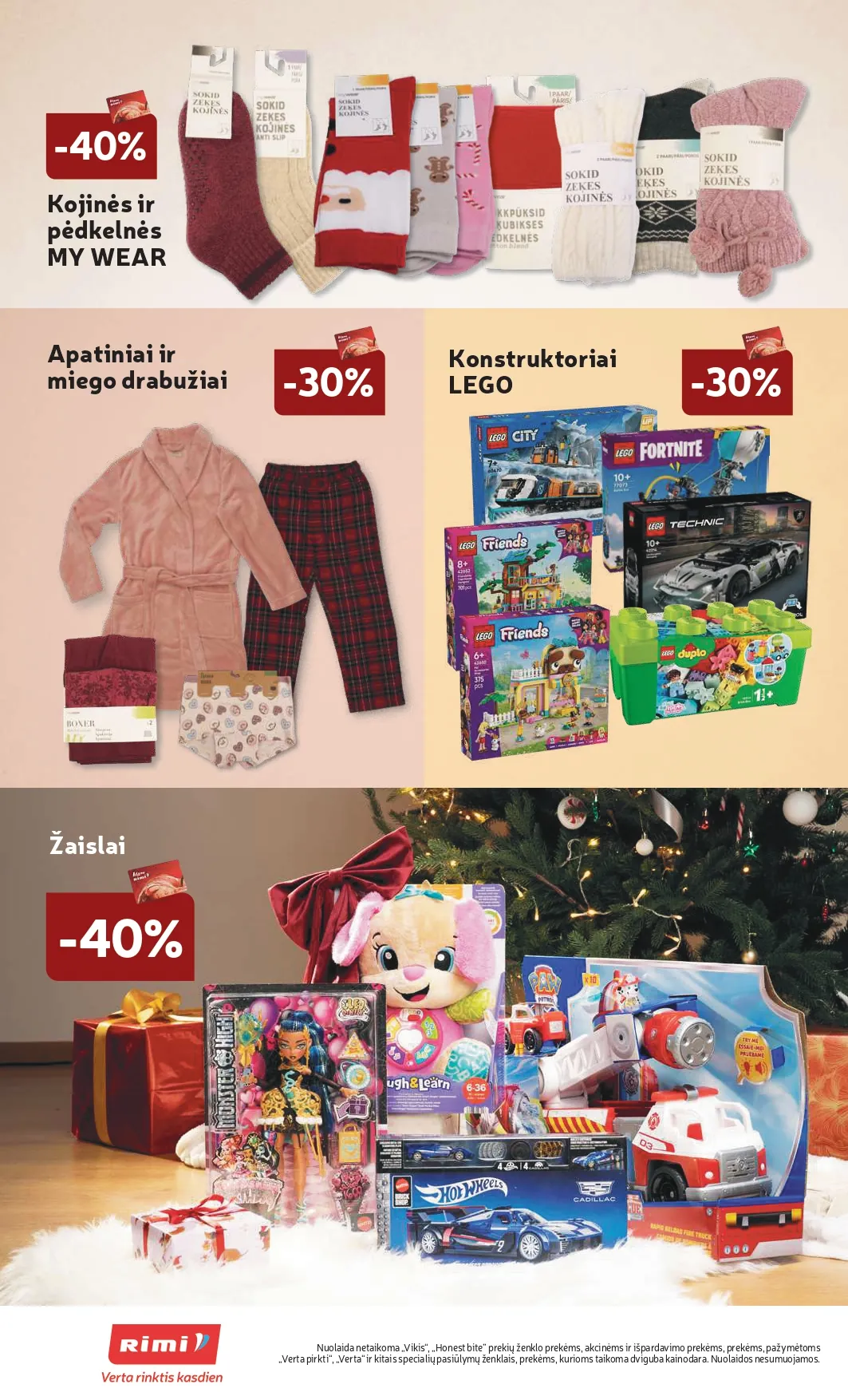 RIMI akcijų ir nuolaidų leidinys Nr. 49 nuo 2025.12.02 iki 2025.12.08