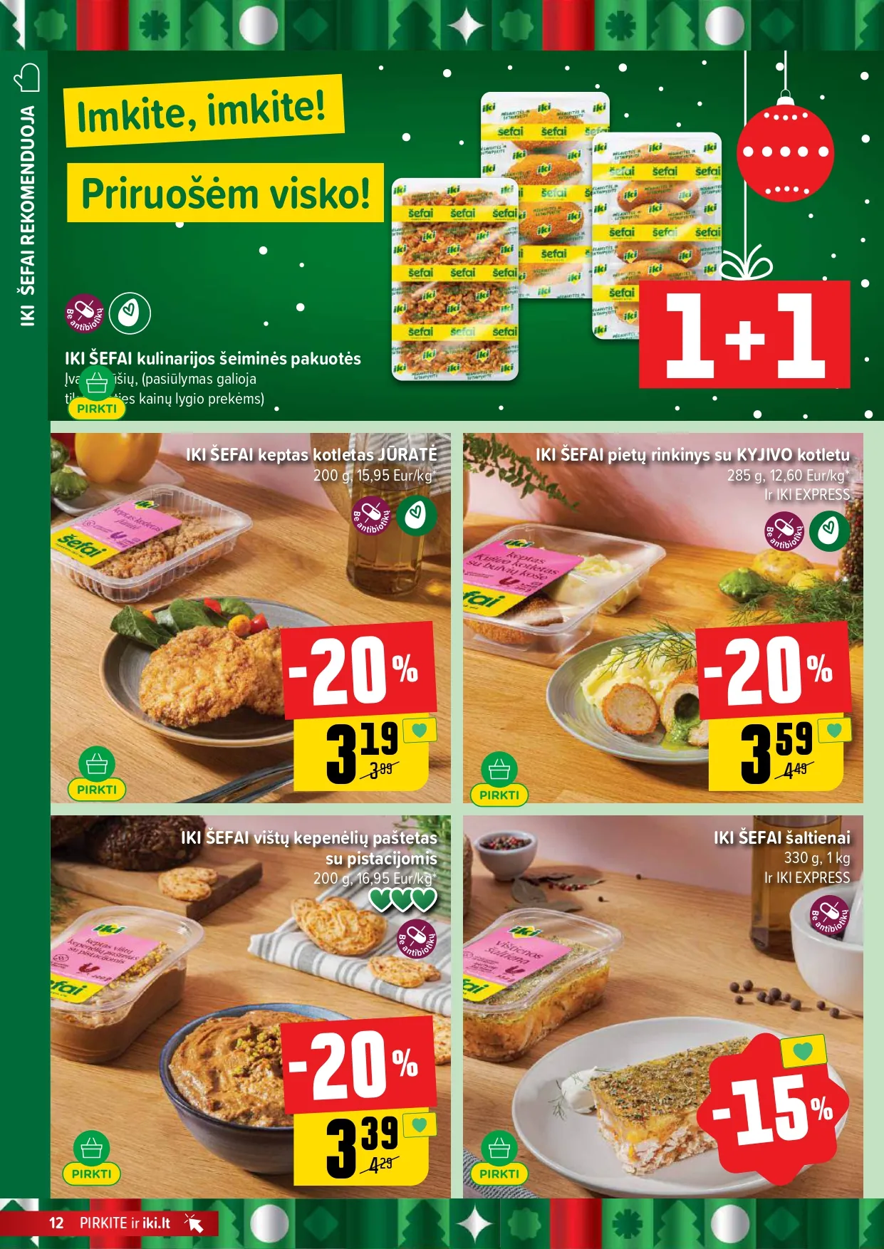 IKI akcijų ir nuolaidų leidinys Nr.52 nuo 2025.12.22 iki 2025.12.28 - 12