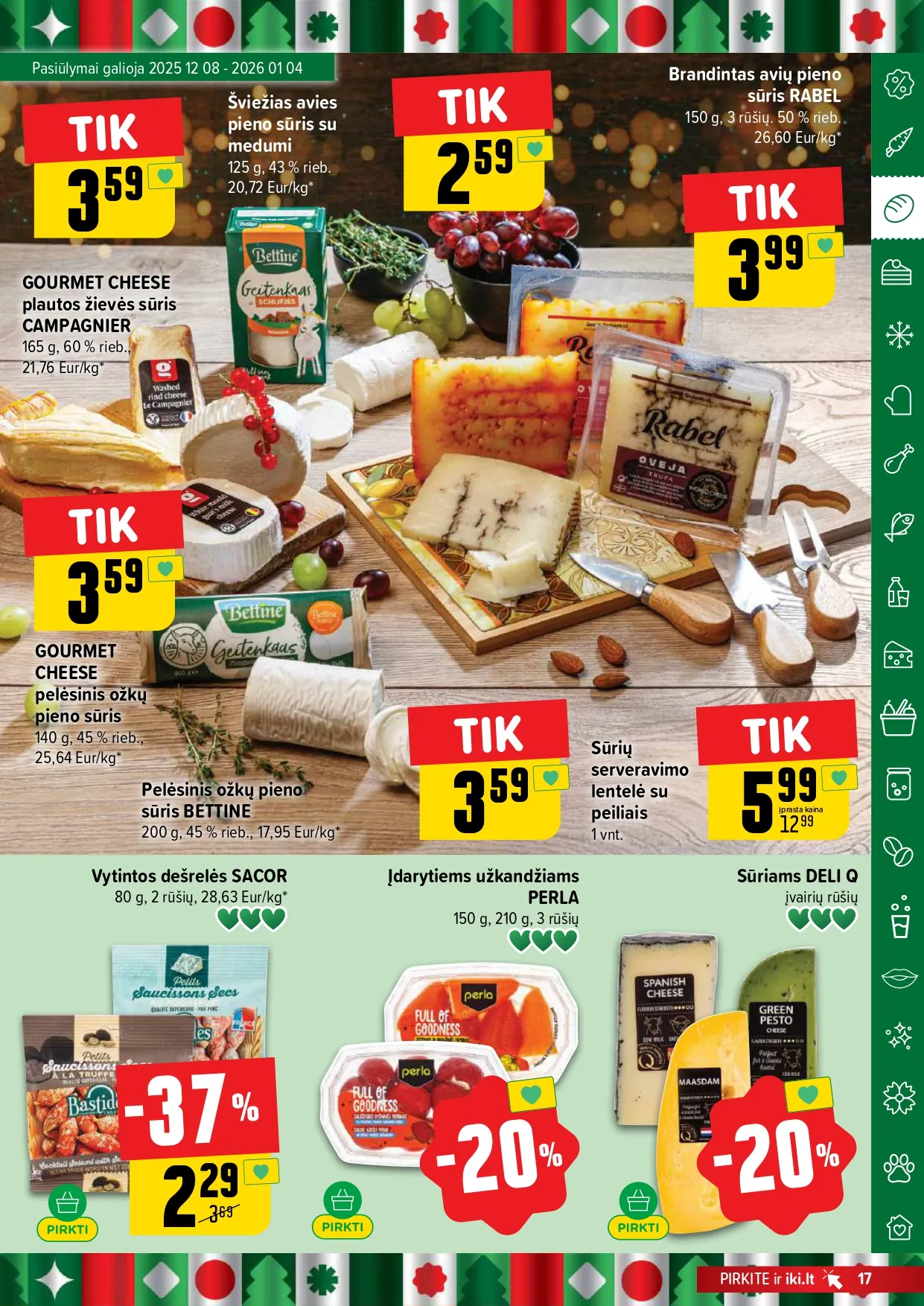 IKI akcijų ir nuolaidų leidinys Nr.52 nuo 2025.12.22 iki 2025.12.28 - 17