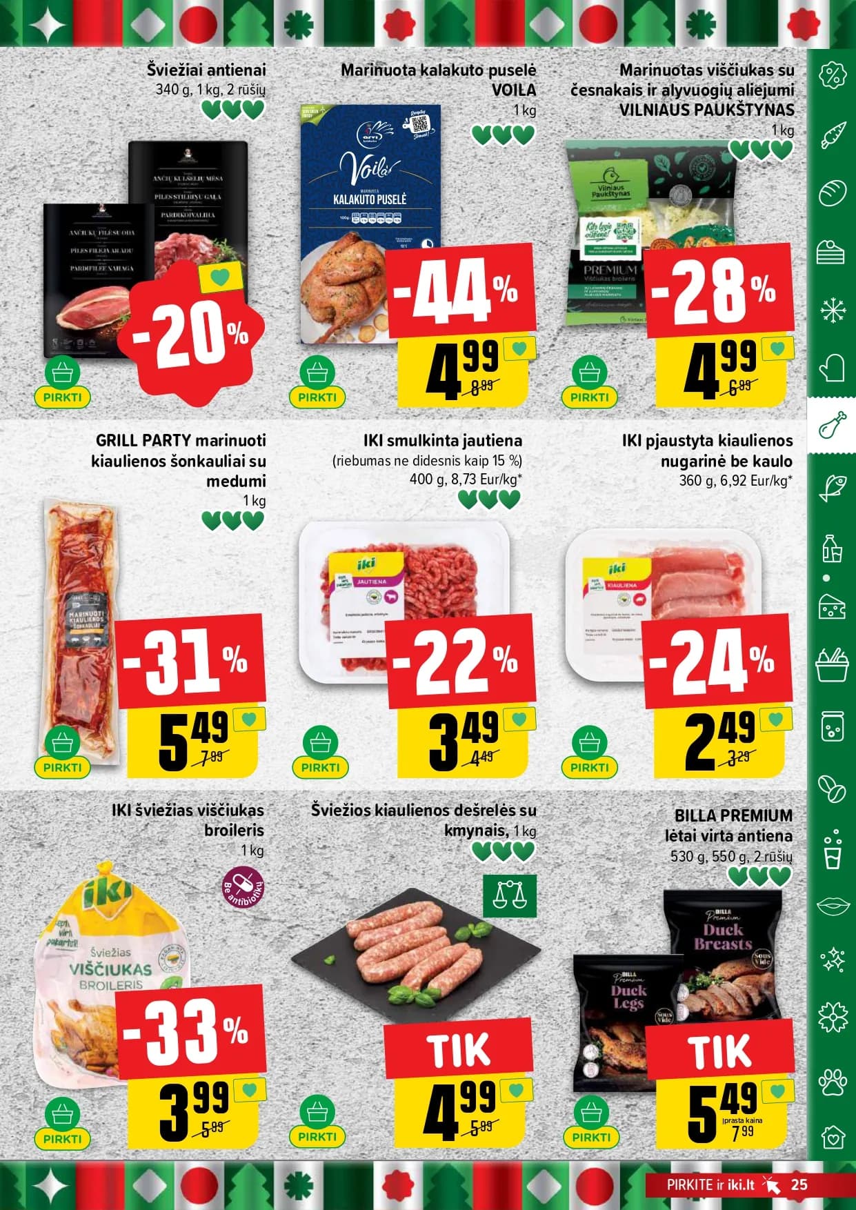 IKI akcijų ir nuolaidų leidinys Nr.52 nuo 2025.12.22 iki 2025.12.28 - 25