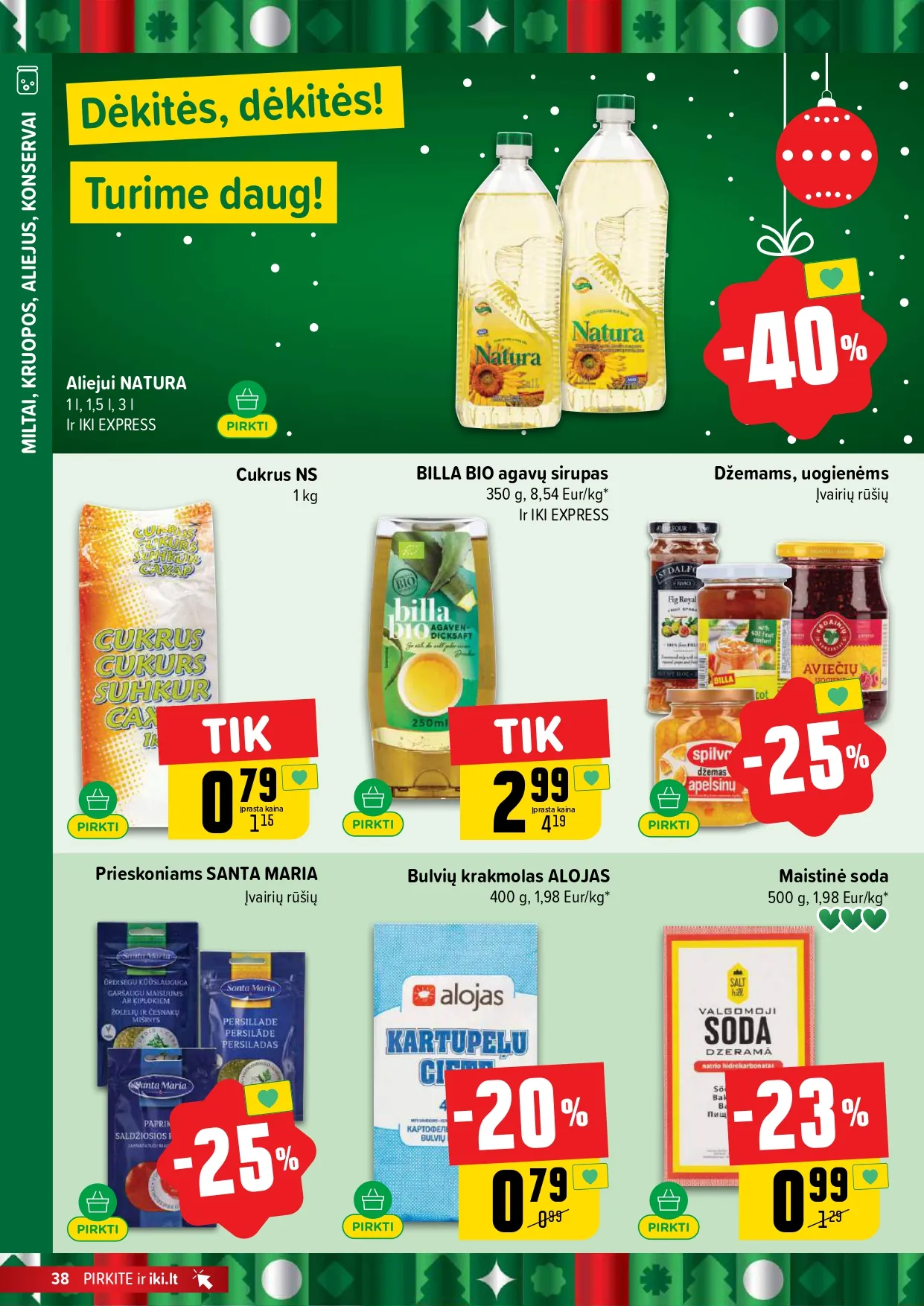 IKI akcijų ir nuolaidų leidinys Nr.52 nuo 2025.12.22 iki 2025.12.28 - 38