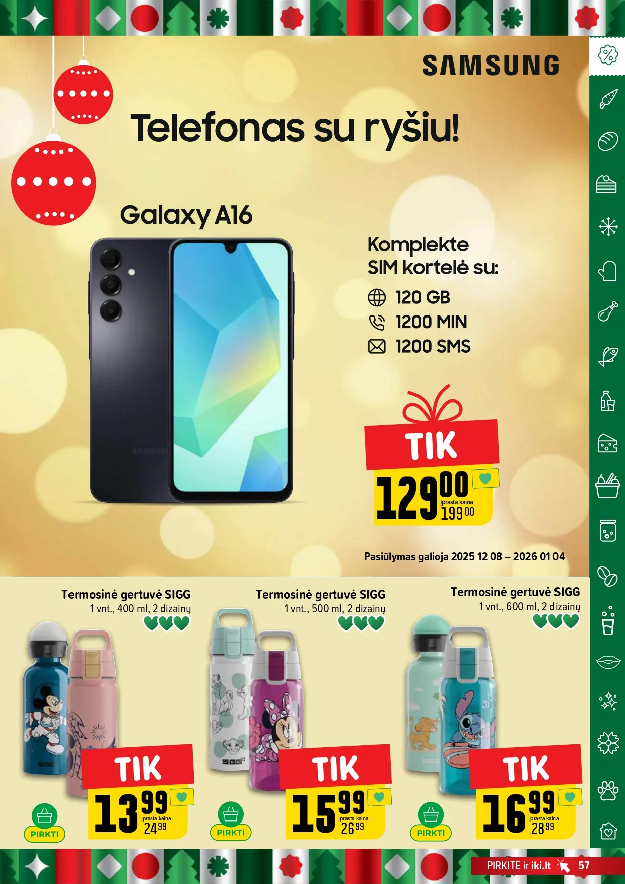 IKI akcijų ir nuolaidų leidinys Nr.52 nuo 2025.12.22 iki 2025.12.28 - 57