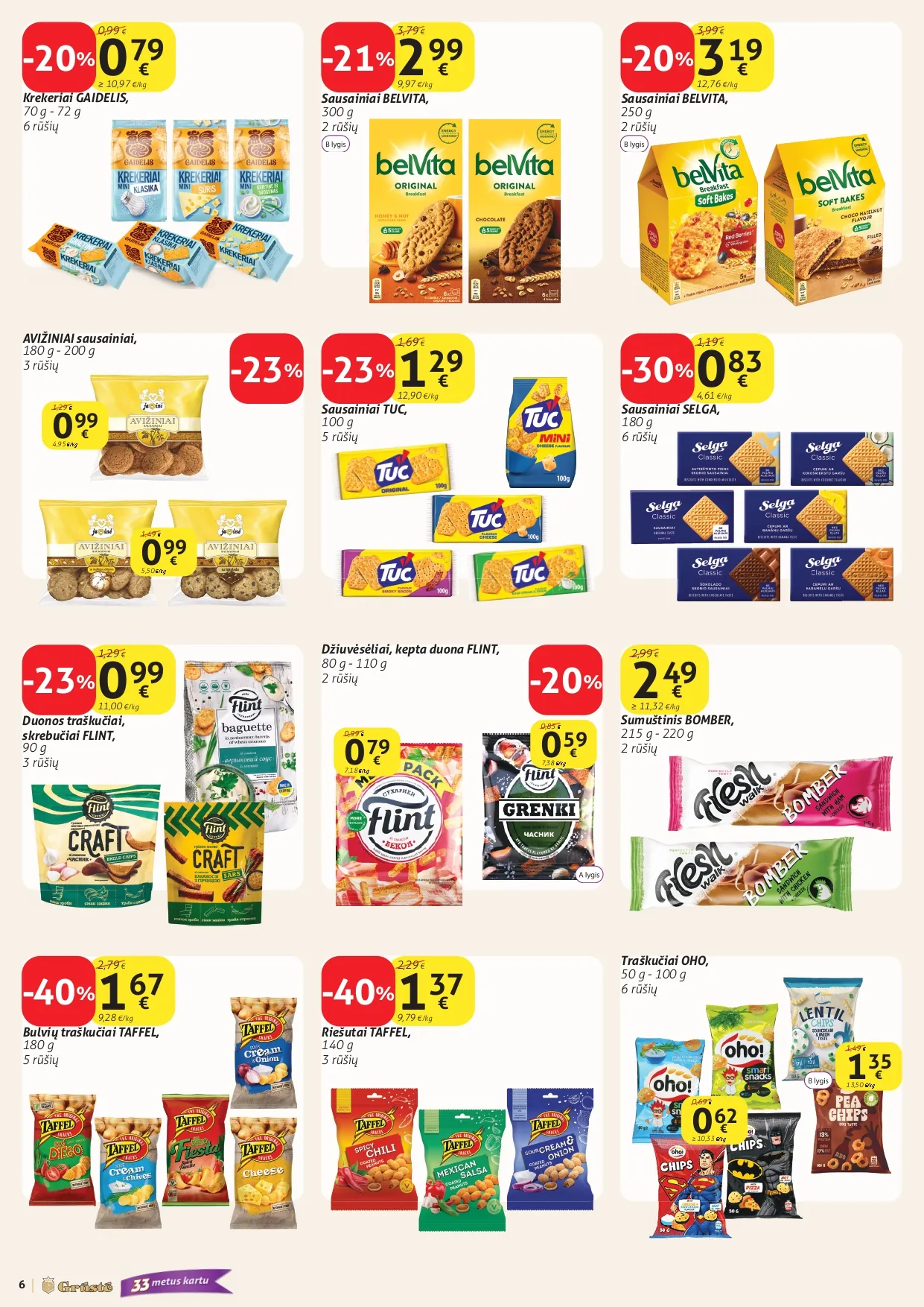 GRŪSTĖ akcijų ir nuolaidų ledinys Nr. 1 nuo 2026.01.02 iki 2026.01.10 - 6