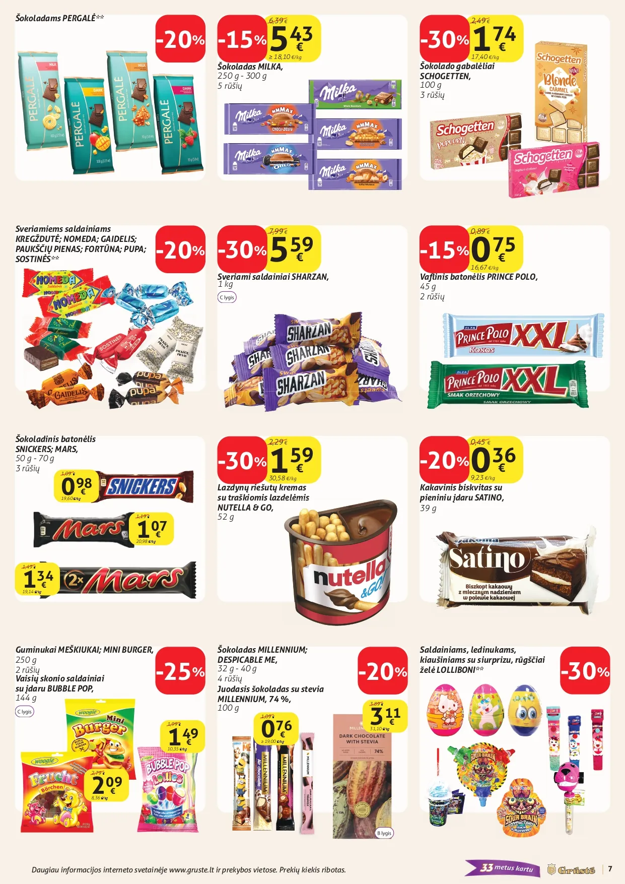 GRŪSTĖ akcijų ir nuolaidų ledinys Nr. 1 nuo 2026.01.02 iki 2026.01.10 - 7