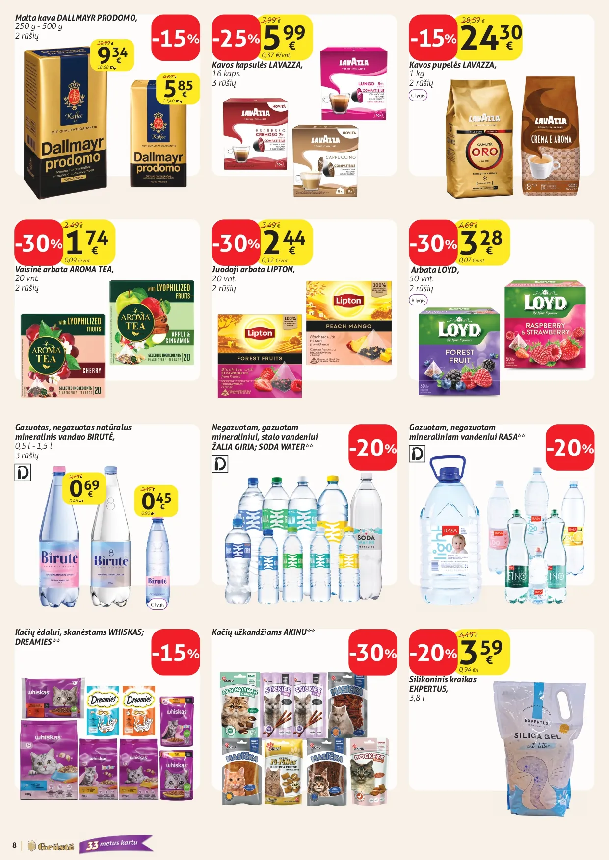 GRŪSTĖ akcijų ir nuolaidų ledinys Nr. 1 nuo 2026.01.02 iki 2026.01.10 - 8