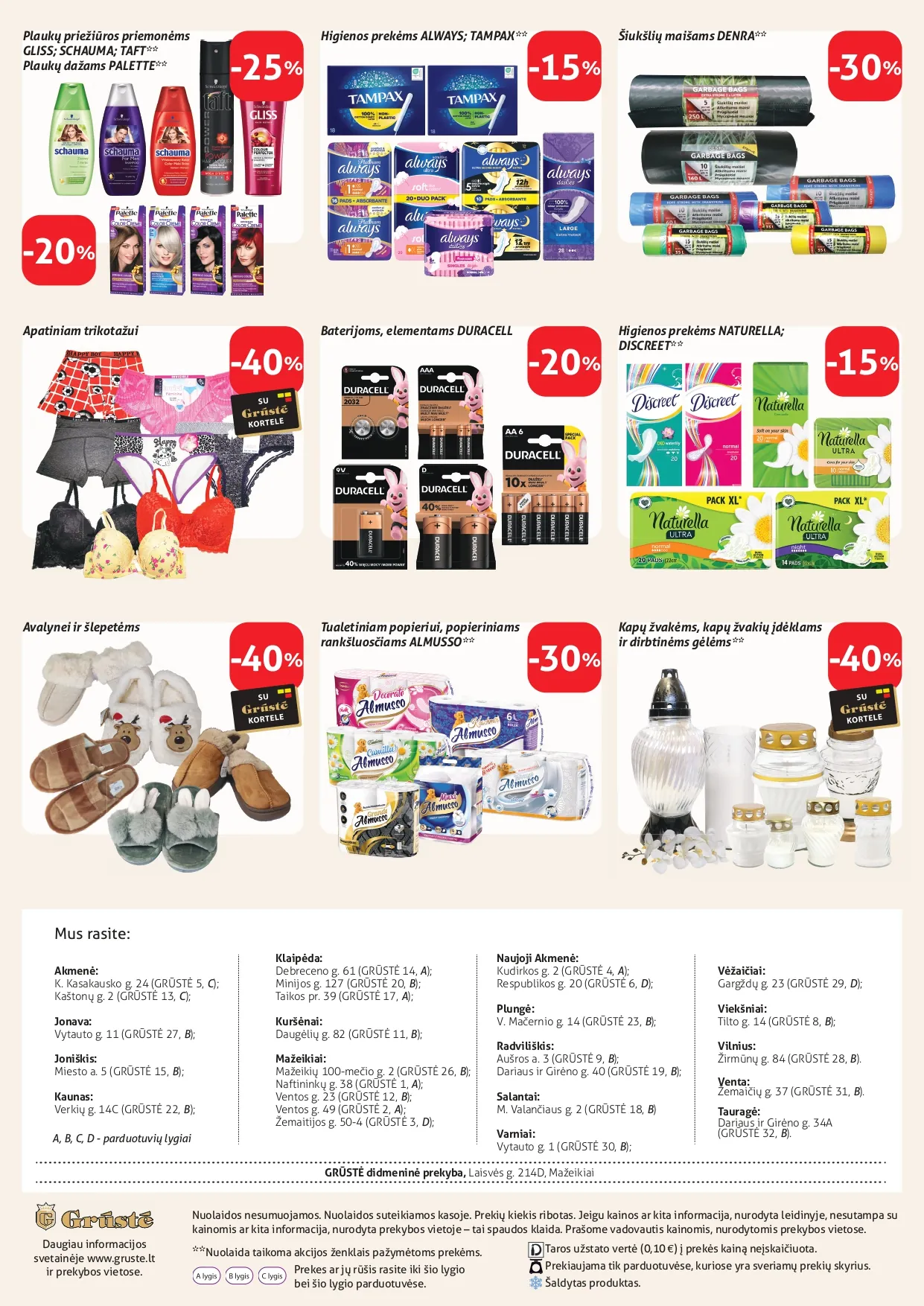 GRŪSTĖ akcijų ir nuolaidų ledinys Nr. 1 nuo 2026.01.02 iki 2026.01.10 - 9