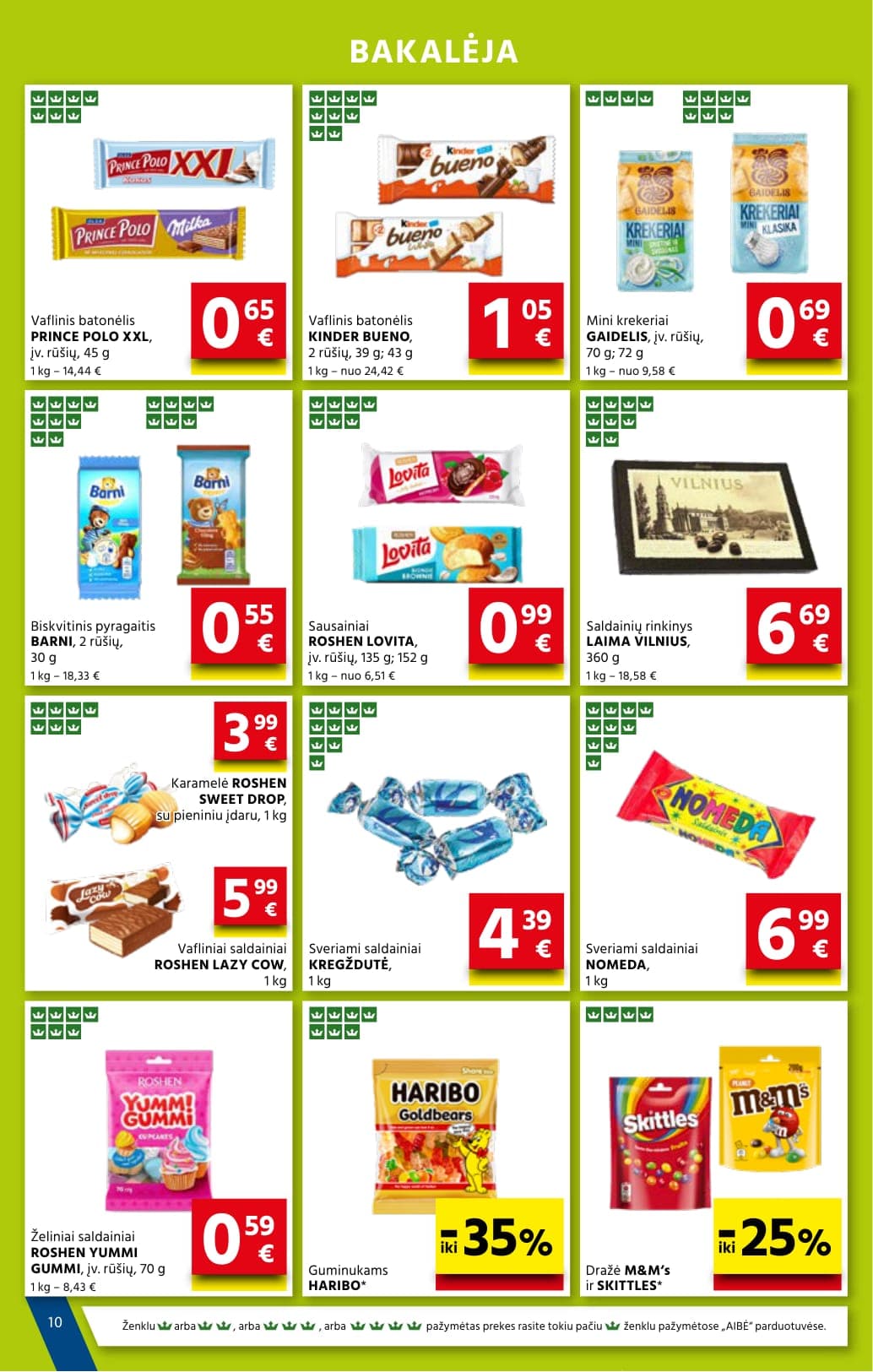 AIBĖ akcijų ir nuolaidų leidinys Nr. 4 nuo 2026.02.19 iki 2026.03.03 - 10