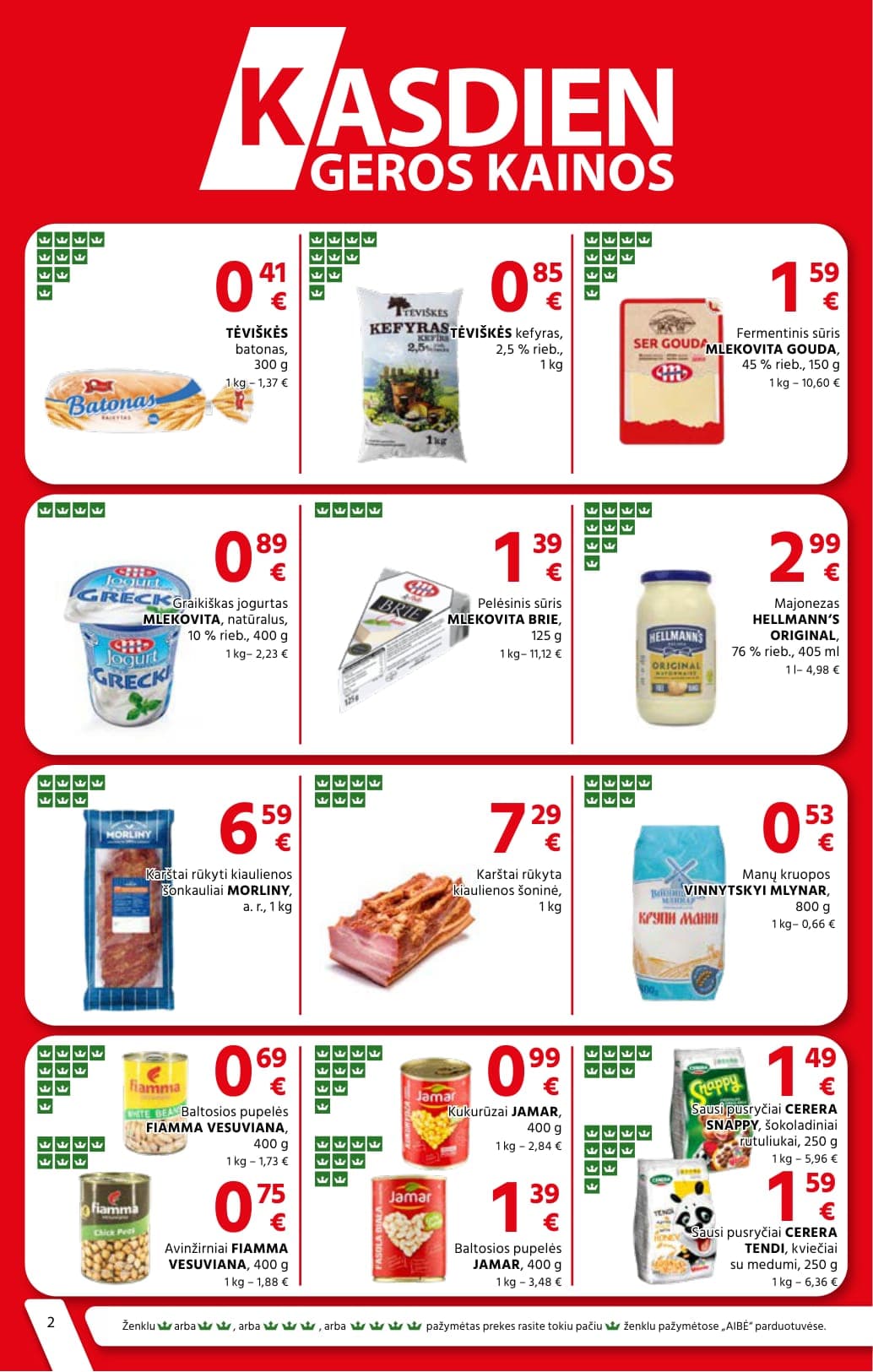 AIBĖ akcijų ir nuolaidų leidinys Nr. 4 nuo 2026.02.19 iki 2026.03.03 - 2