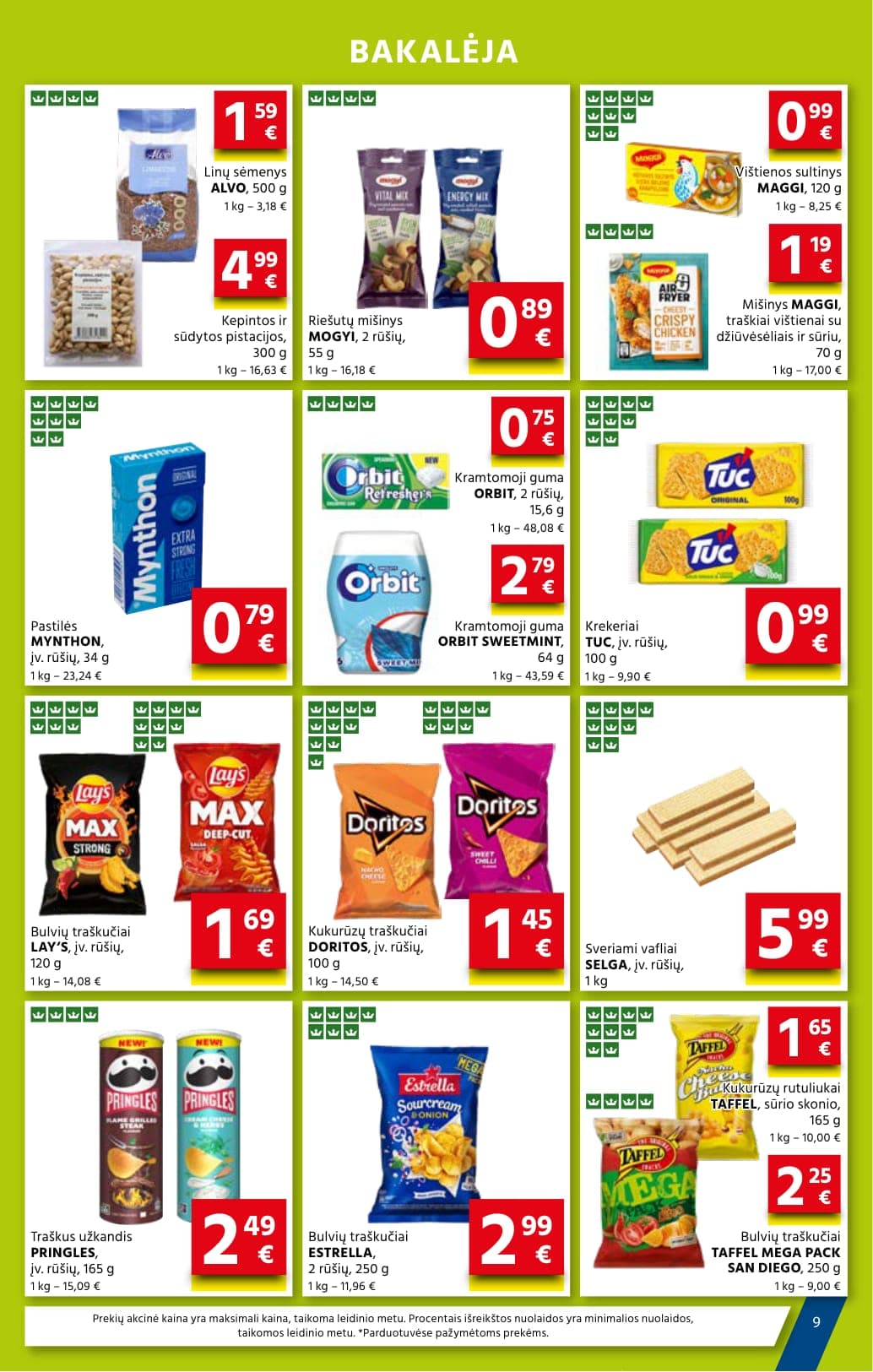 AIBĖ akcijų ir nuolaidų leidinys Nr. 4 nuo 2026.02.19 iki 2026.03.03 - 9