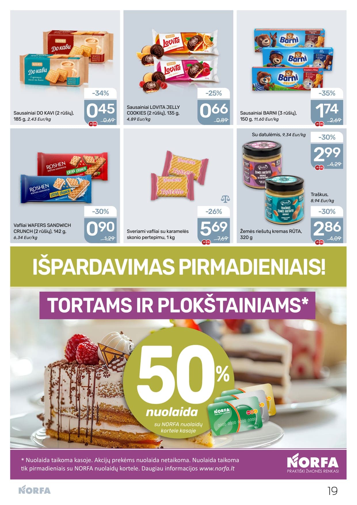 NORFA akcijų ir nuolaidų leidinys Nr. 4 nuo 2026.02.19 iki 2026.03.04 - 19