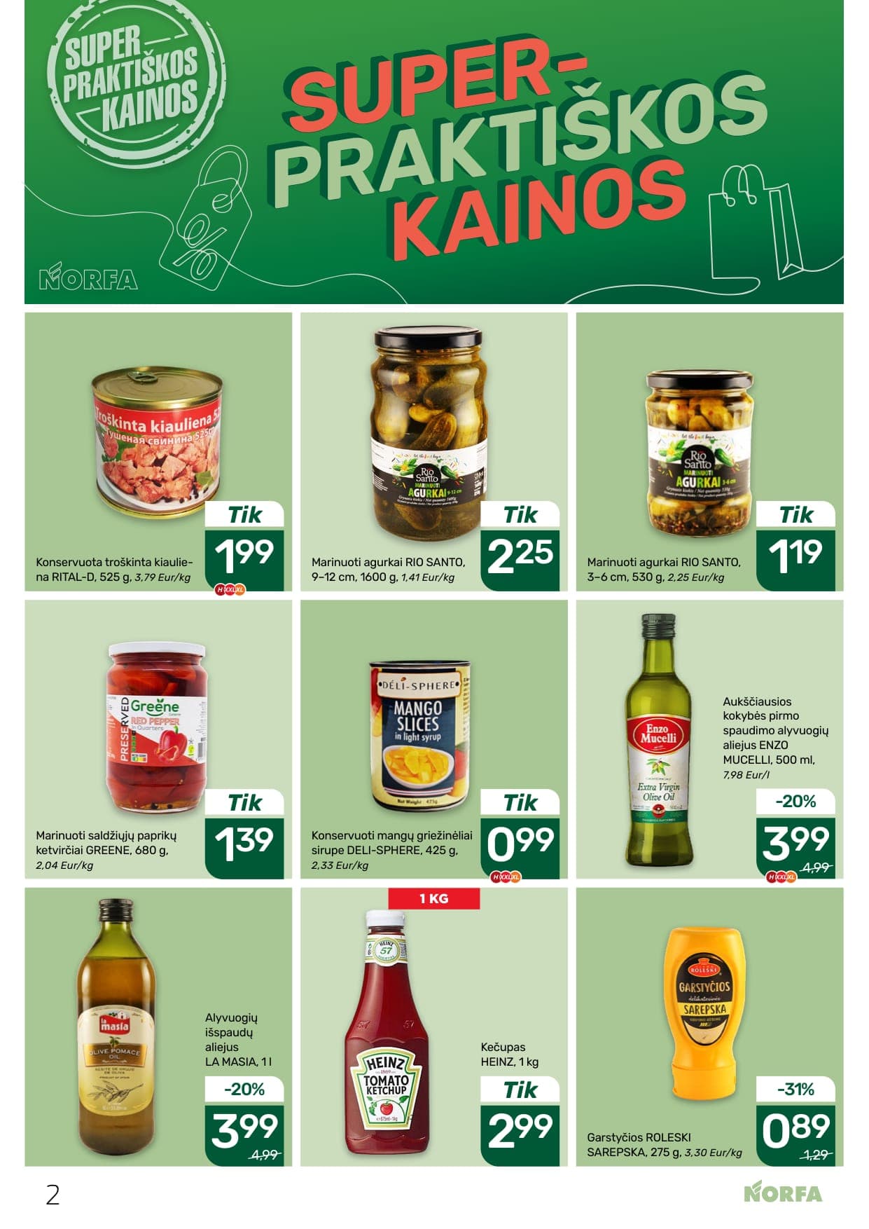 NORFA akcijų ir nuolaidų leidinys Nr. 4 nuo 2026.02.19 iki 2026.03.04 - 2
