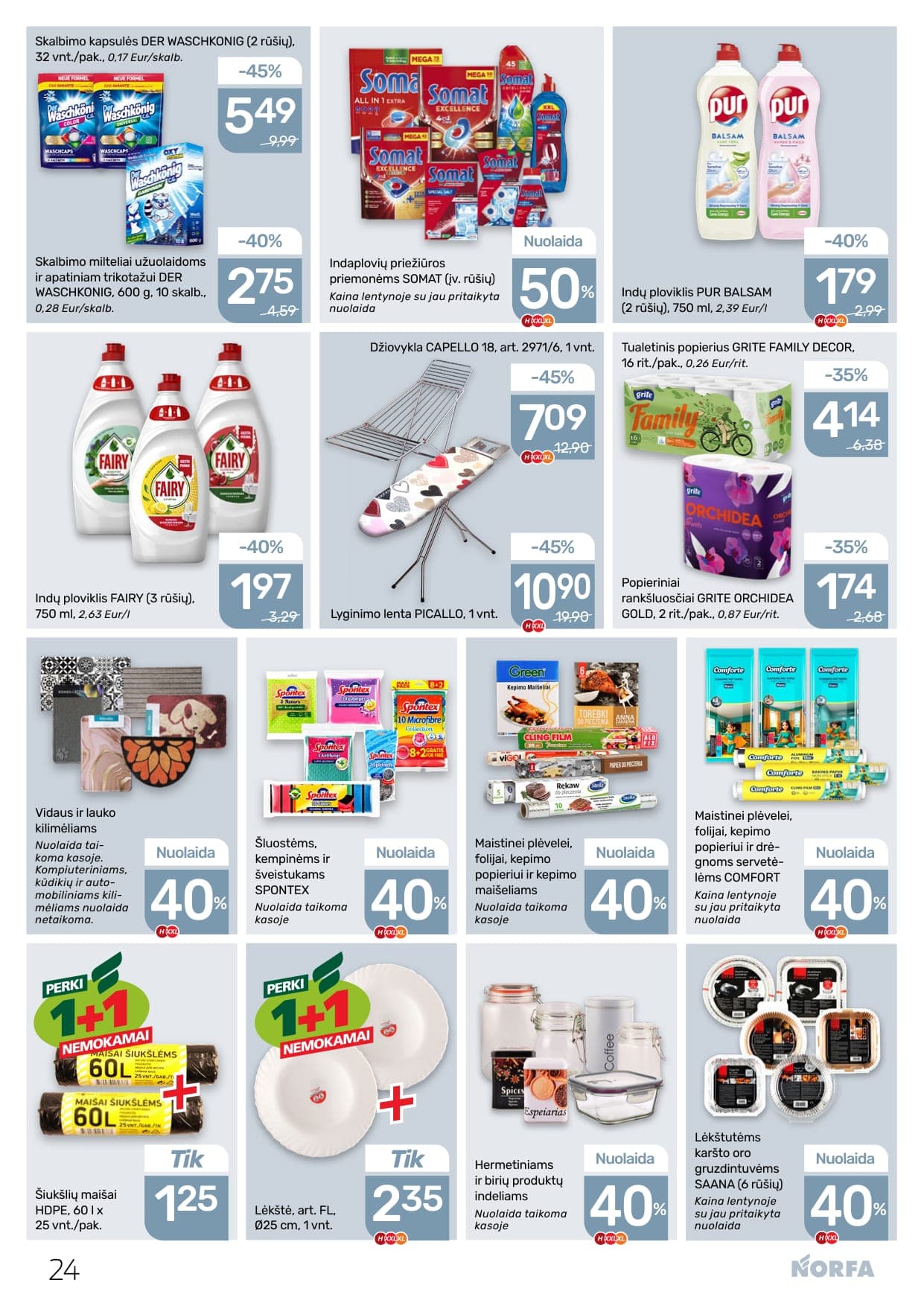 NORFA akcijų ir nuolaidų leidinys Nr. 4 nuo 2026.02.19 iki 2026.03.04 - 24