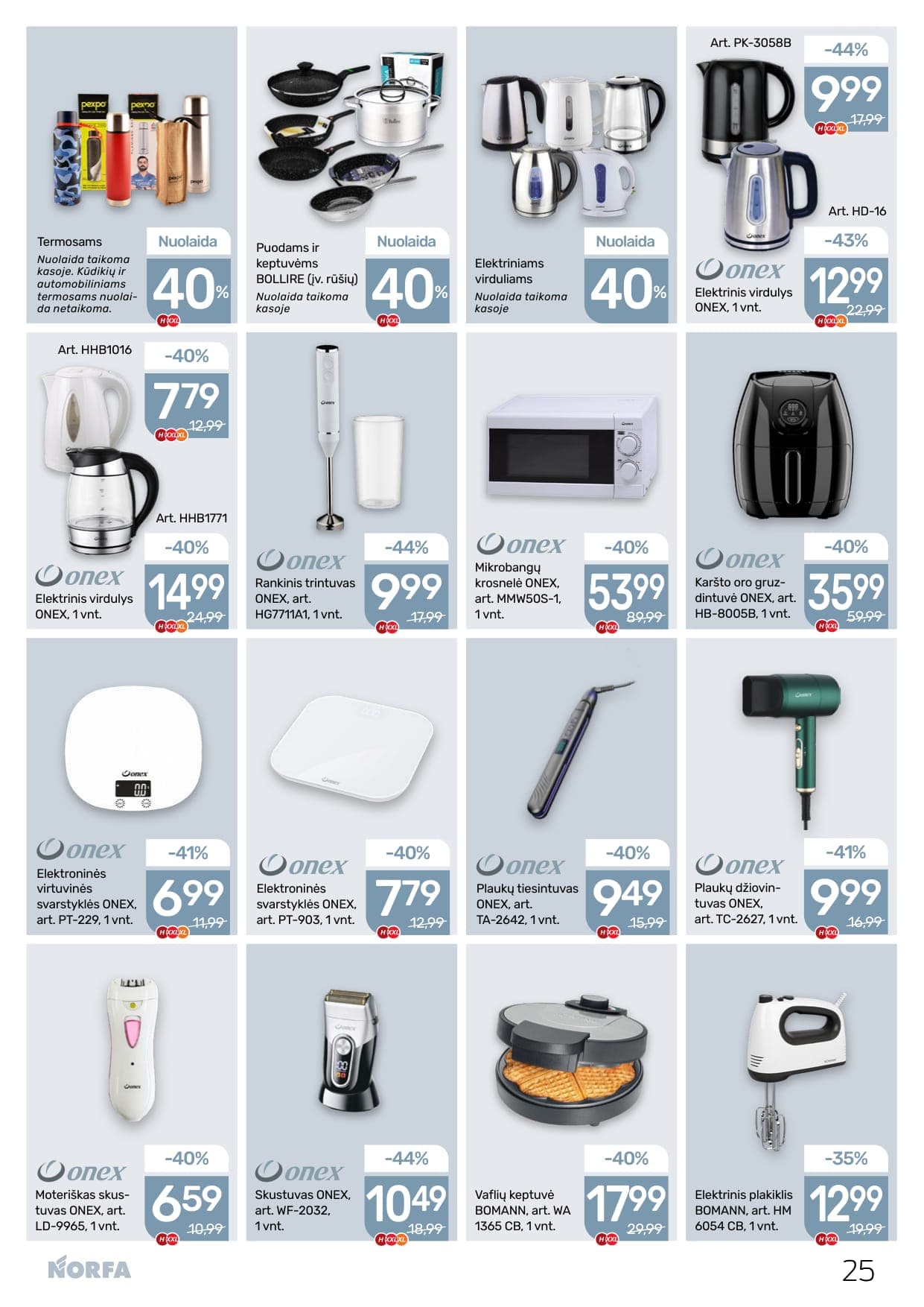 NORFA akcijų ir nuolaidų leidinys Nr. 4 nuo 2026.02.19 iki 2026.03.04 - 25