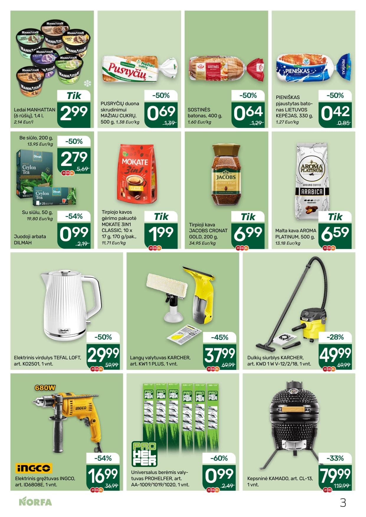 NORFA akcijų ir nuolaidų leidinys Nr. 4 nuo 2026.02.19 iki 2026.03.04 - 3