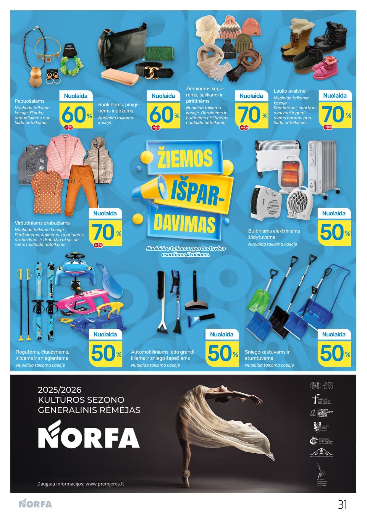 NORFA akcijų ir nuolaidų leidinys Nr. 4 nuo 2026.02.19 iki 2026.03.04 - 31