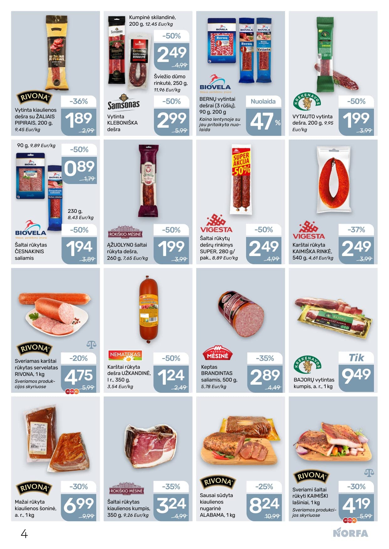 NORFA akcijų ir nuolaidų leidinys Nr. 4 nuo 2026.02.19 iki 2026.03.04 - 4