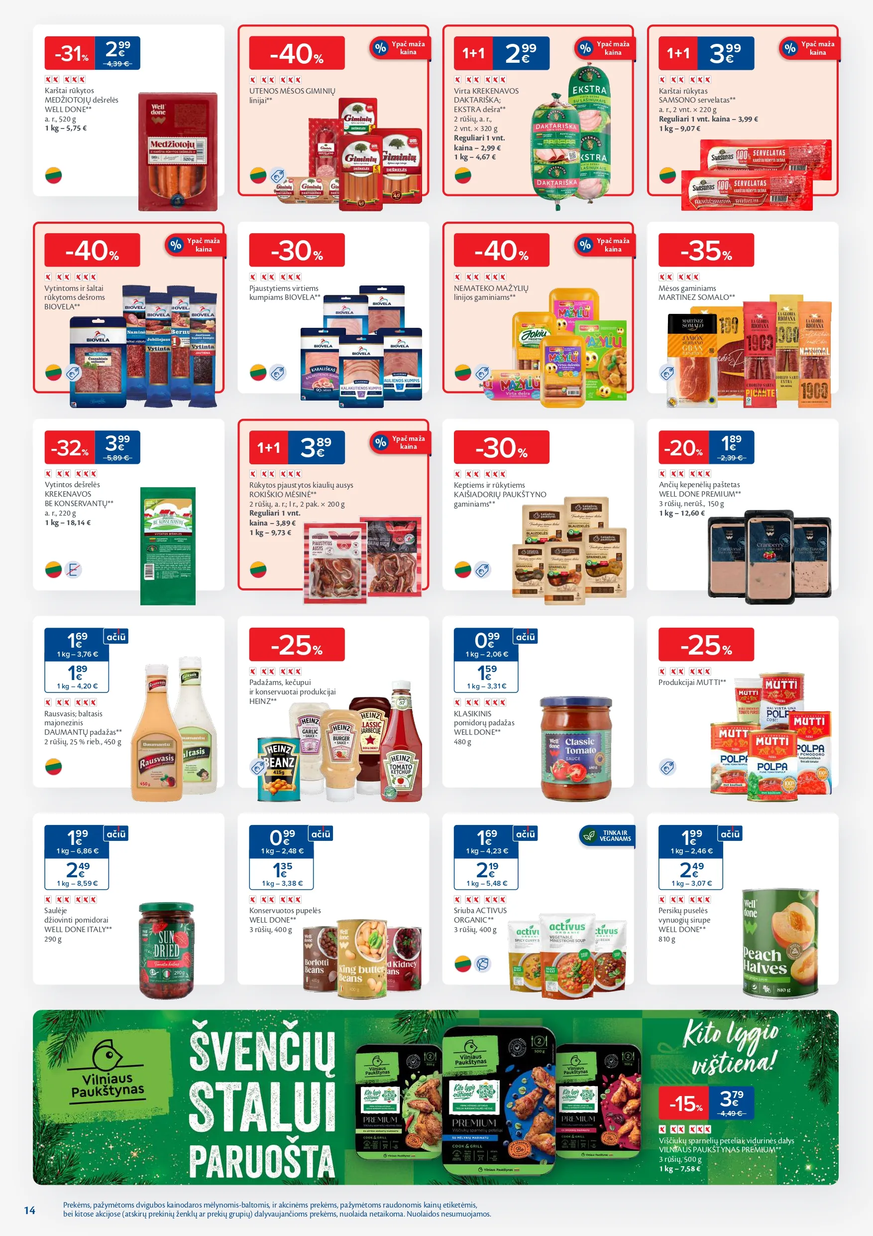 MAXIMA akcijų ir nuolaidų leidinys Nr. 51-52 nuo 2025.12.16 iki 2025.12.28