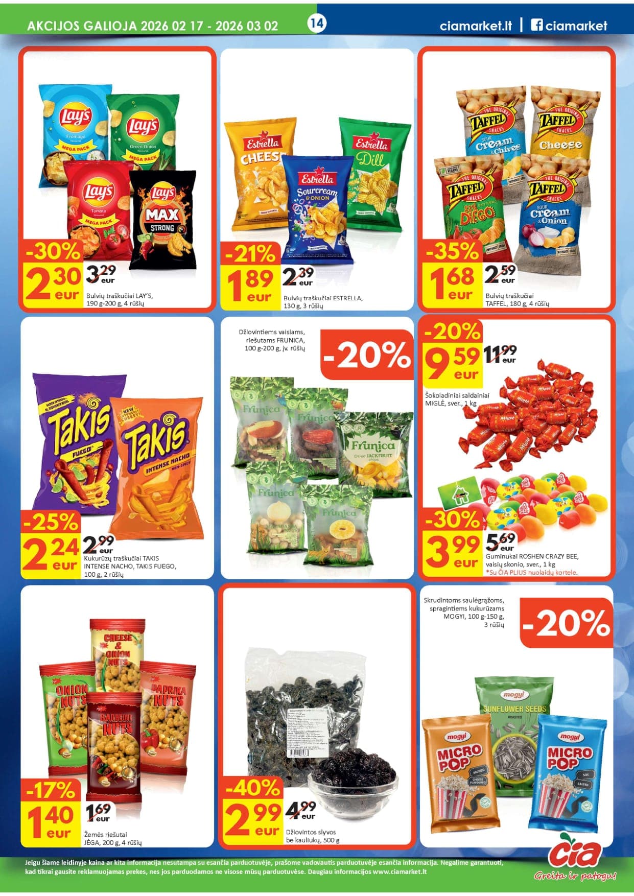 ČIA akcijų ir nuolaidų leidinys Nr. 4 nuo 2026.02.17 iki 2026.03.02 - 14