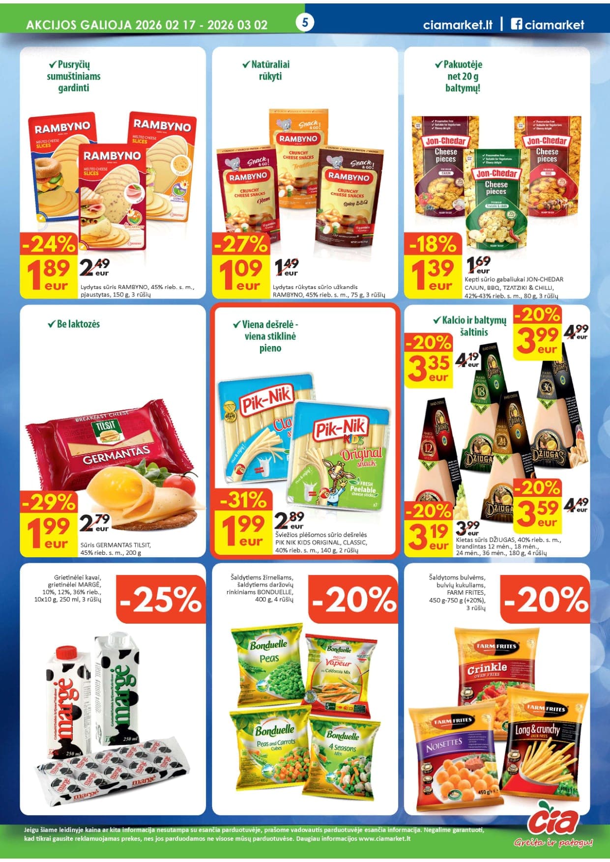 ČIA akcijų ir nuolaidų leidinys Nr. 4 nuo 2026.02.17 iki 2026.03.02 - 5