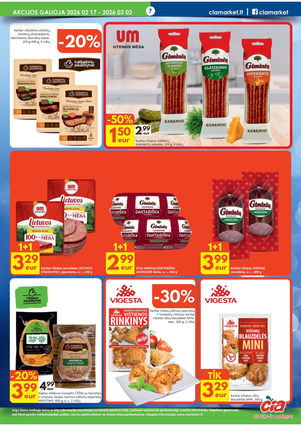 ČIA akcijų ir nuolaidų leidinys Nr. 4 nuo 2026.02.17 iki 2026.03.02 - 7